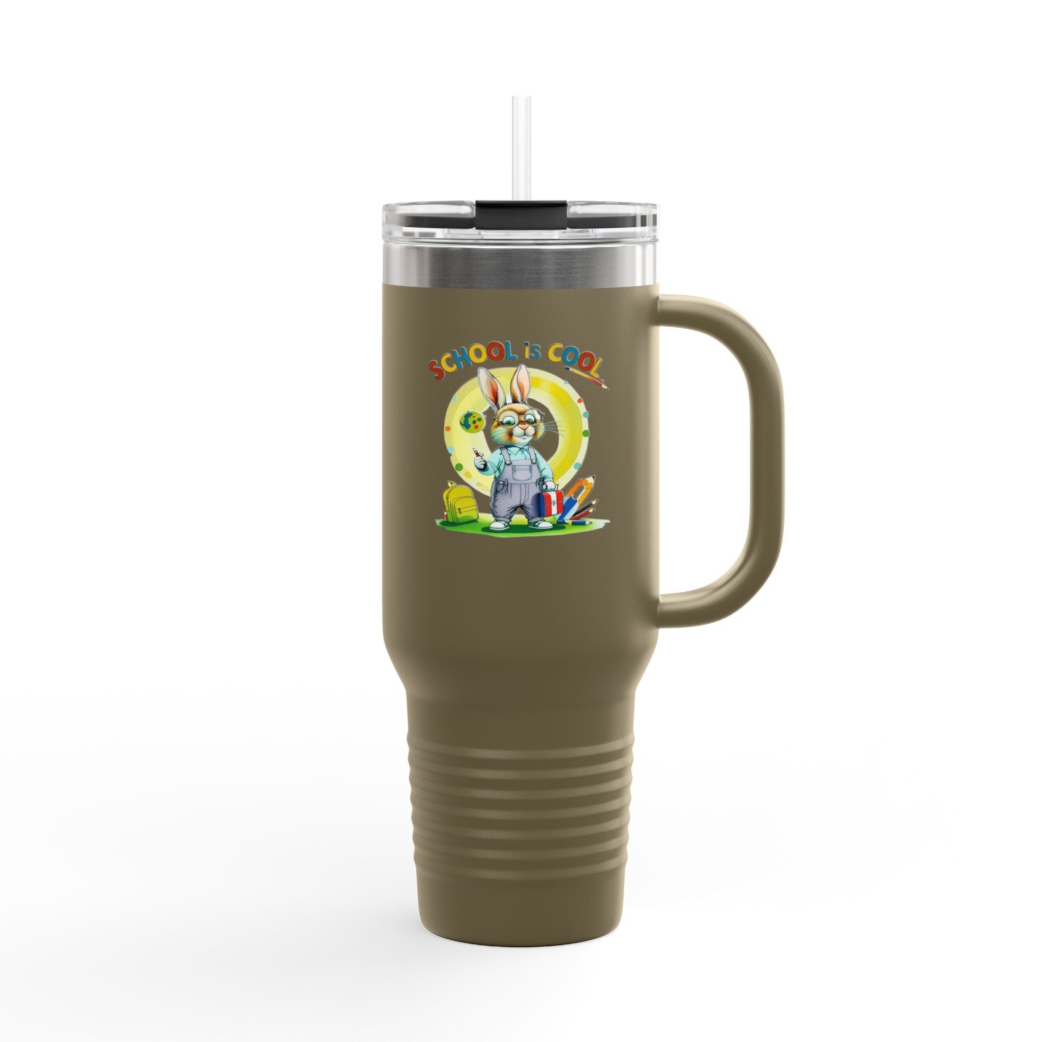 School is Cool Insulated Travel Mug for Students, 40oz