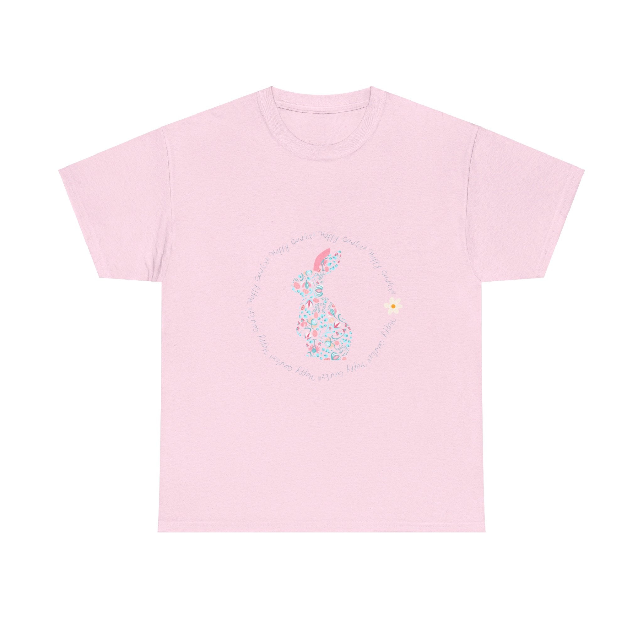 Happy Easter Rabbit Day Unisex Heavy Cotton Tee