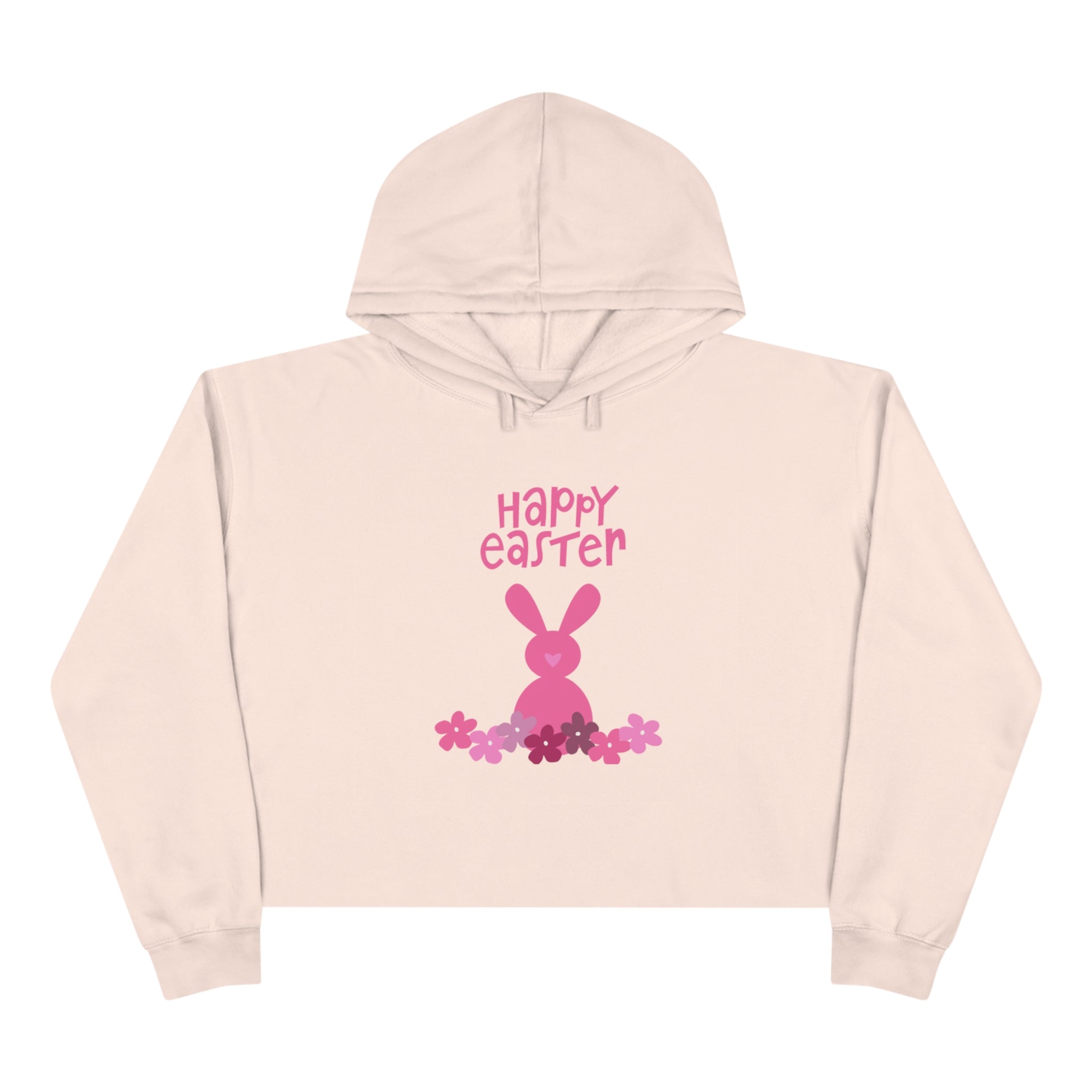 Happy Bunny Day Crop Hoodie