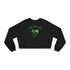 Luck Of The Irish Women's Cropped Fleece Pullover