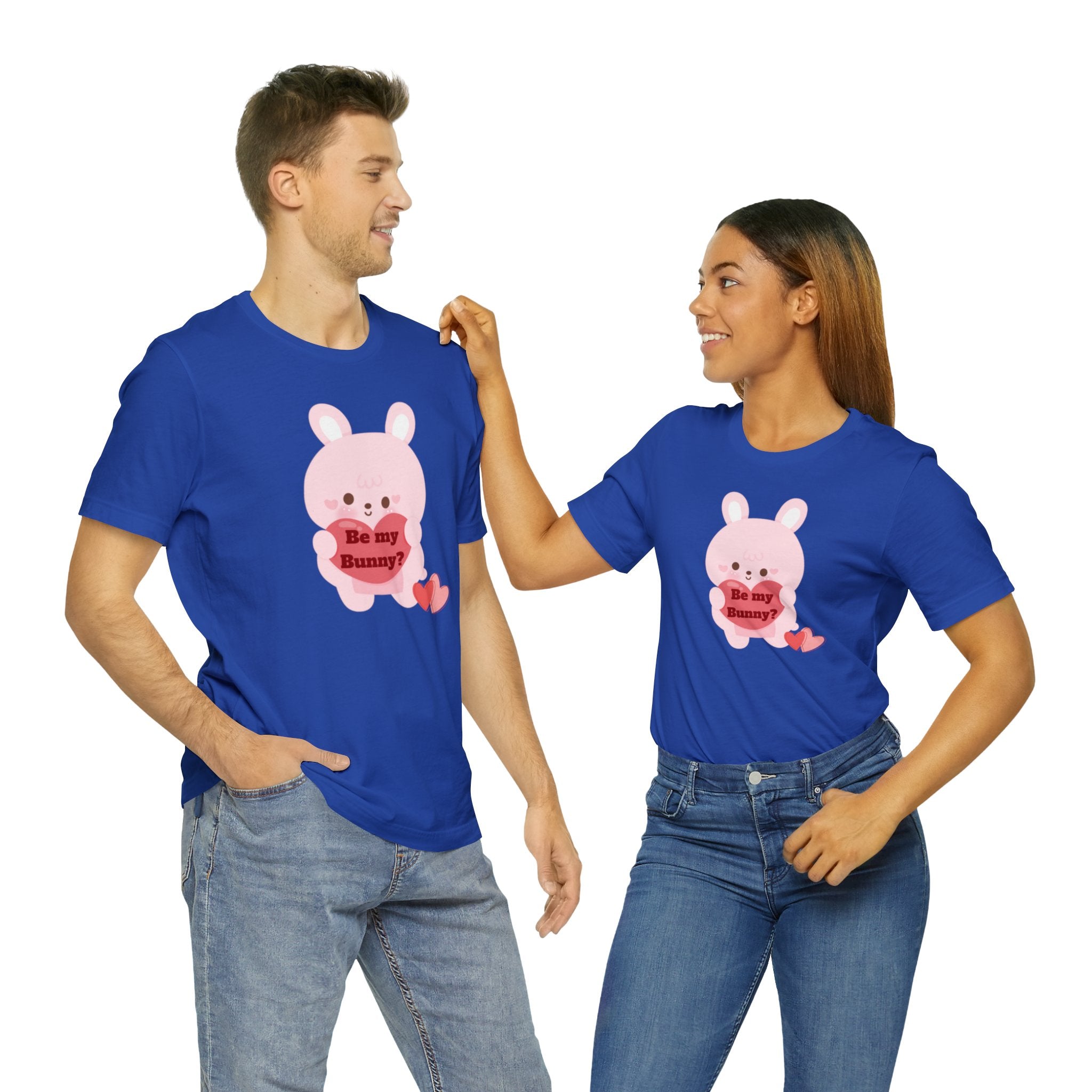 V-Day BunnyUnisex Jersey Short Sleeve Tee