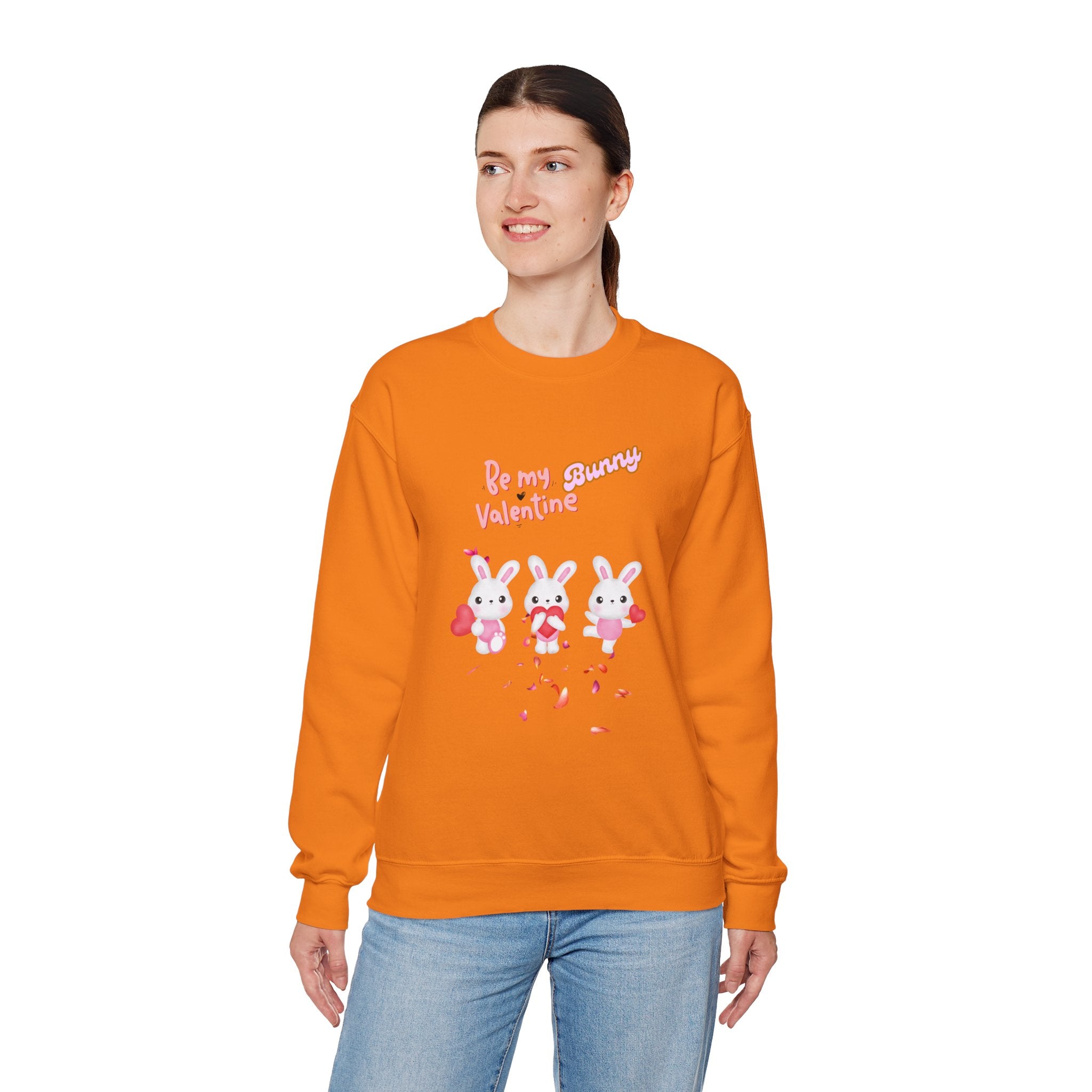 My Bunny Valentine Unisex Heavy Blend™ Crewneck Sweatshirt