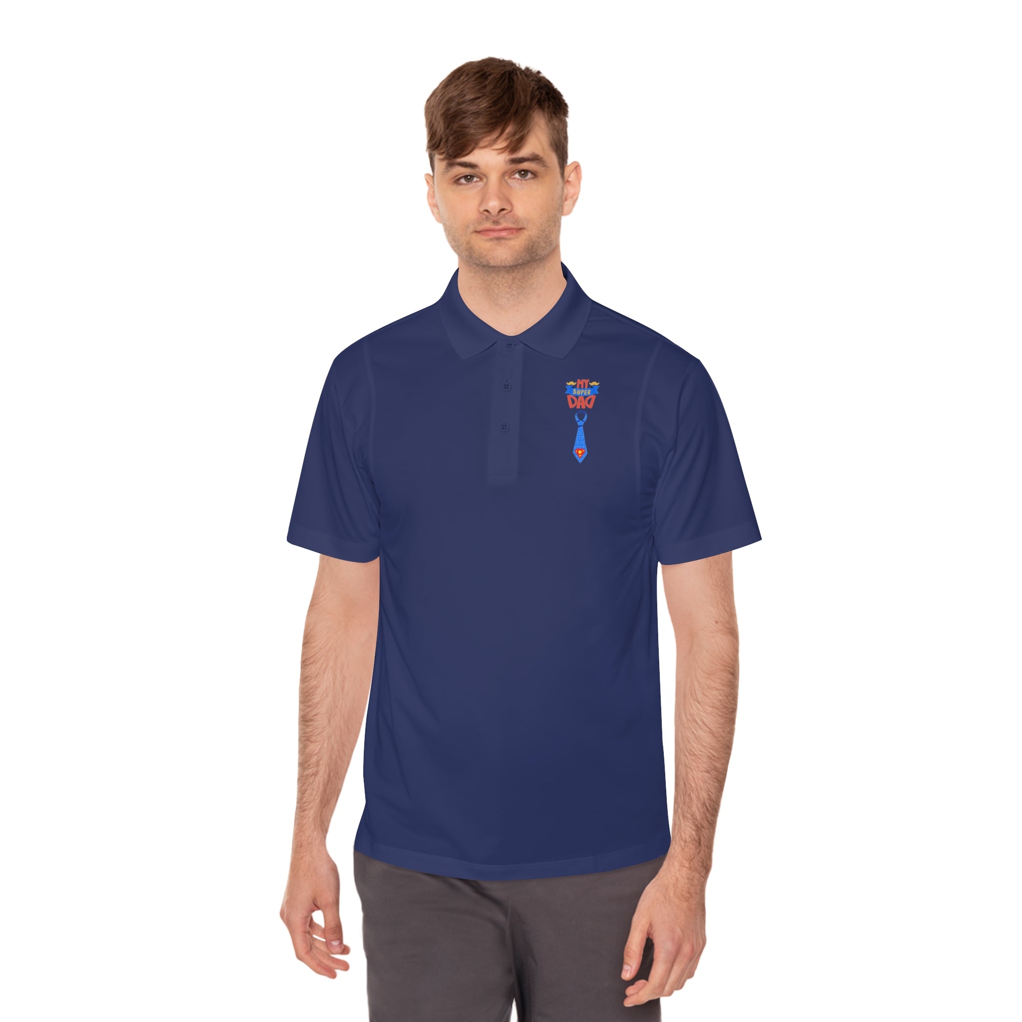 My Super Dad Men's Sport Polo Shirt