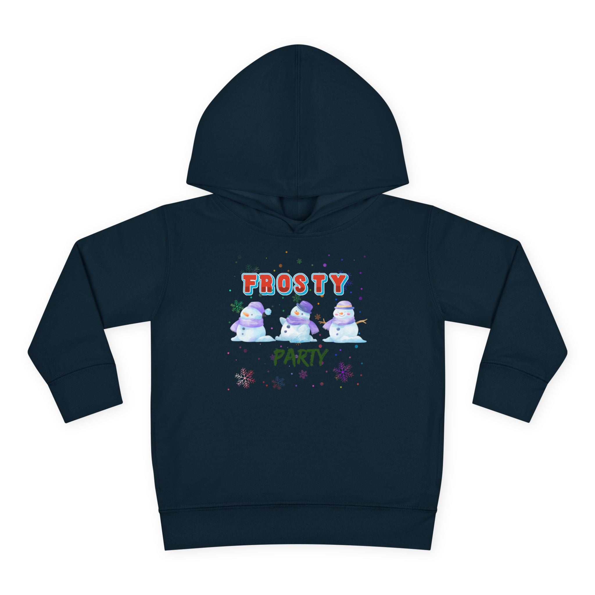 Frosty Party Toddler Pullover Fleece Hoodie