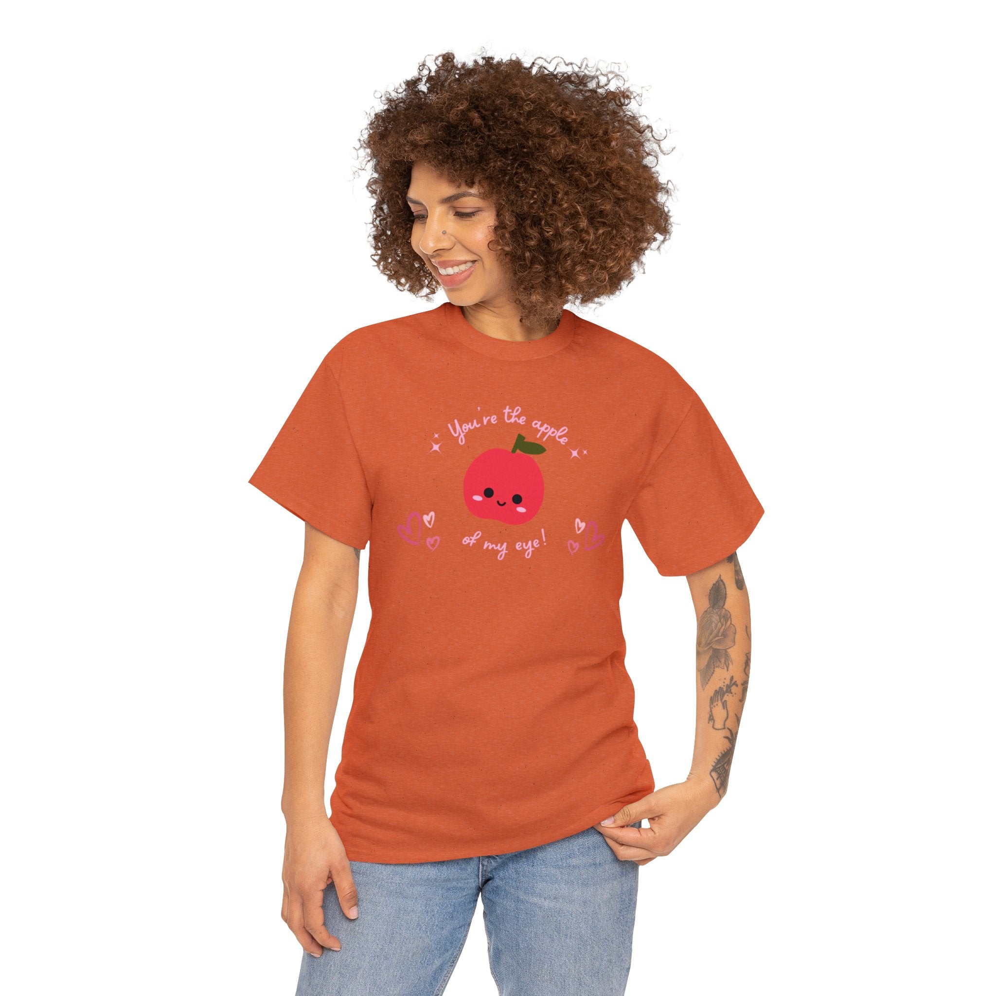You Are The Apple Of My Eyes Unisex Heavy Cotton Tee