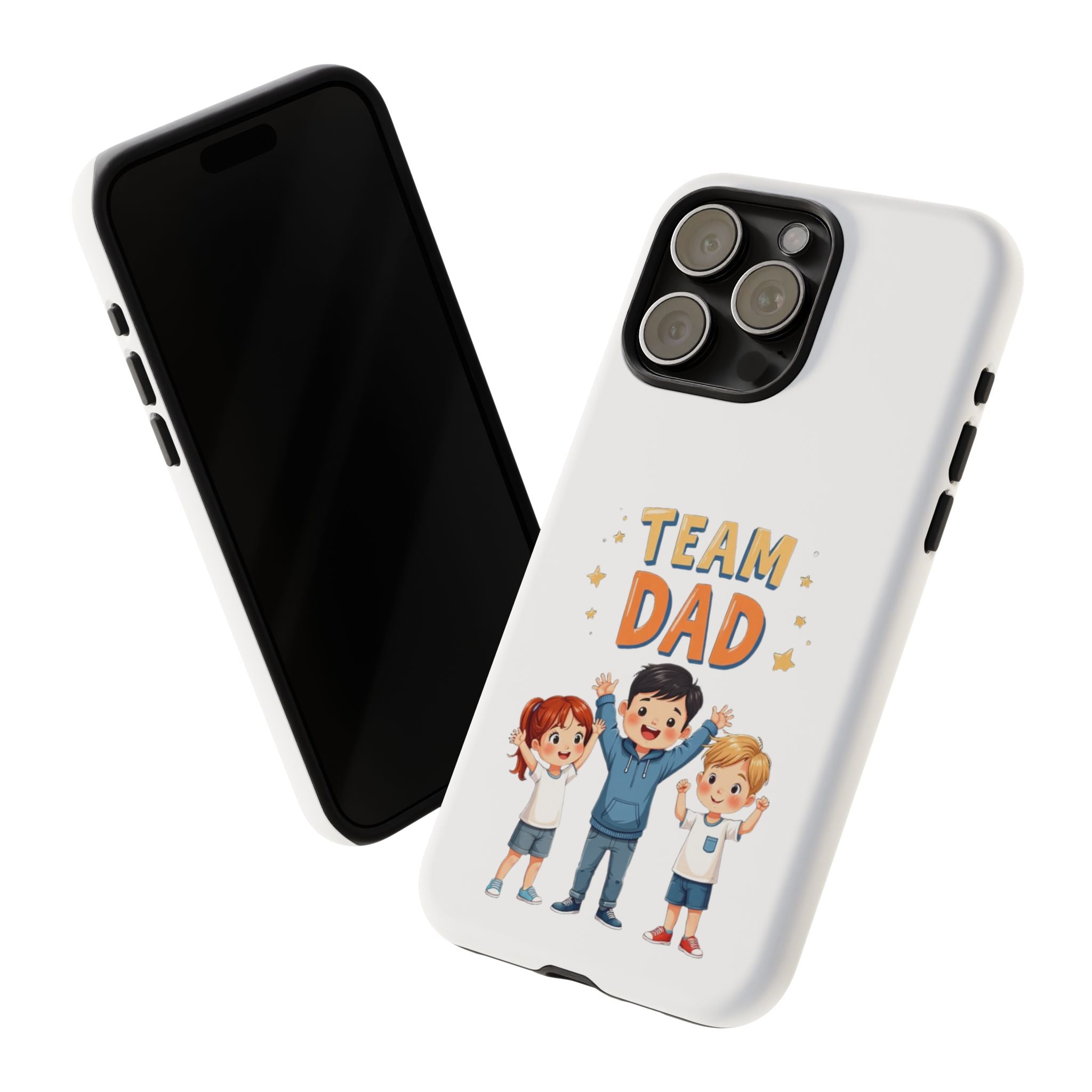 Team Dad Phone Case, Fun Gift for Fathers, Durable Phone Protector, Cute Dad Team Merchandise, Father's Day Special
