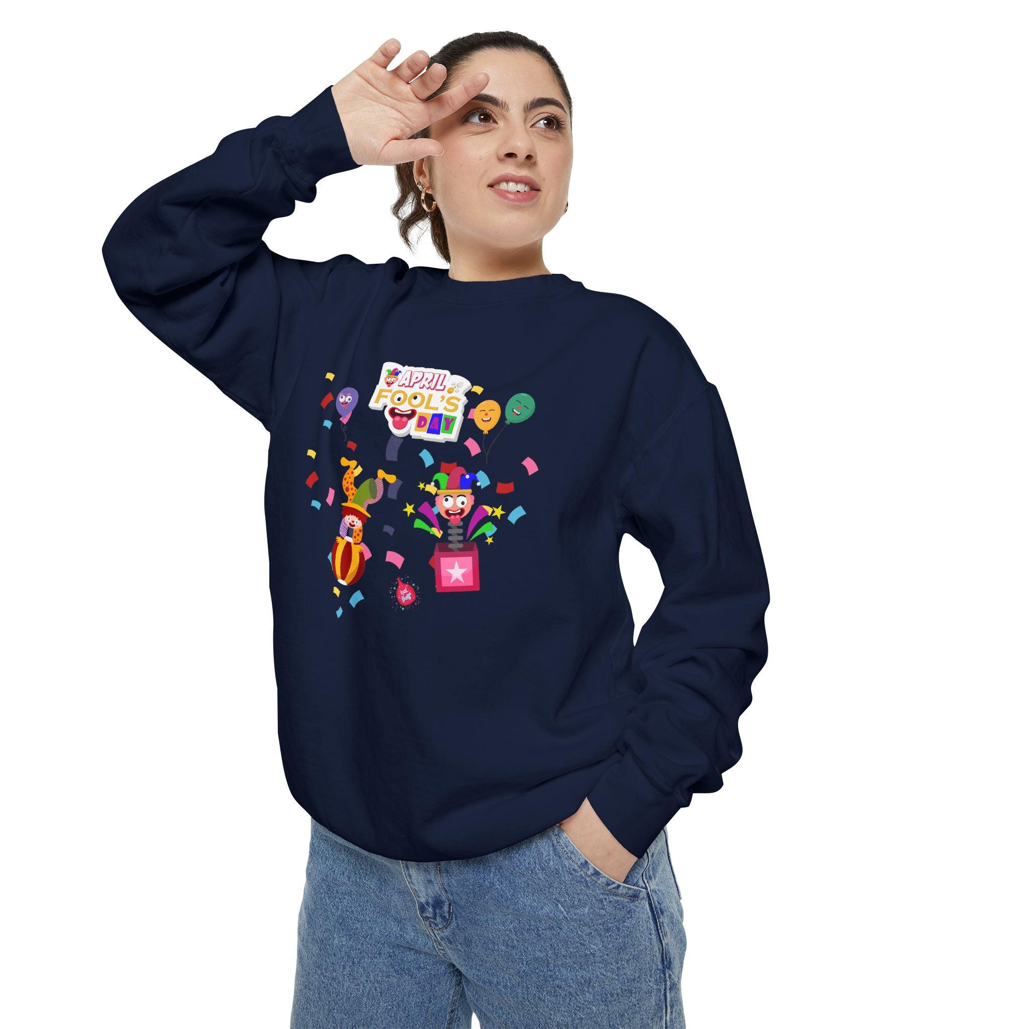 All April Fool's Day Garment-Dyed Sweatshirt