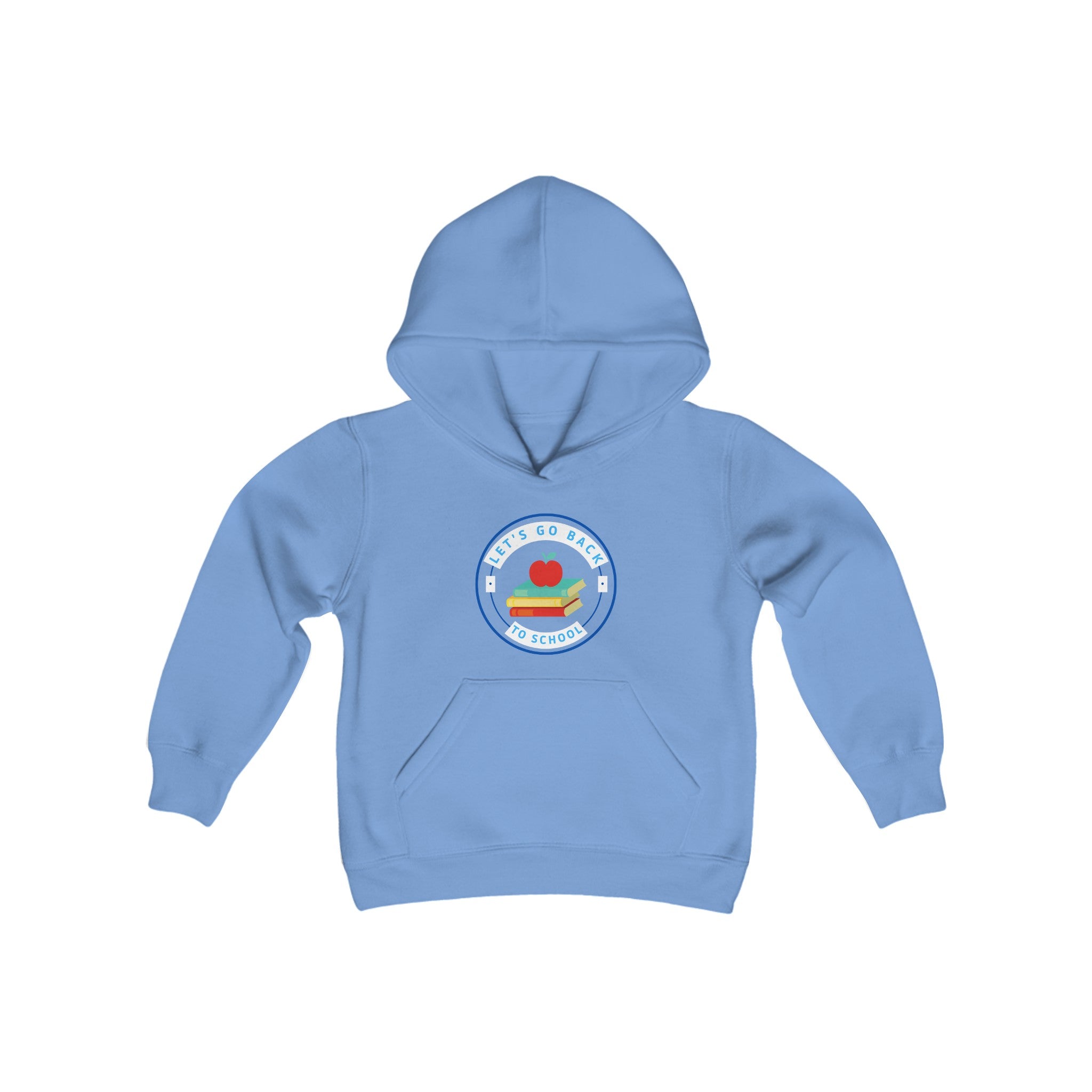 Let's Go Back To School Youth Heavy Blend Hooded Sweatshirt