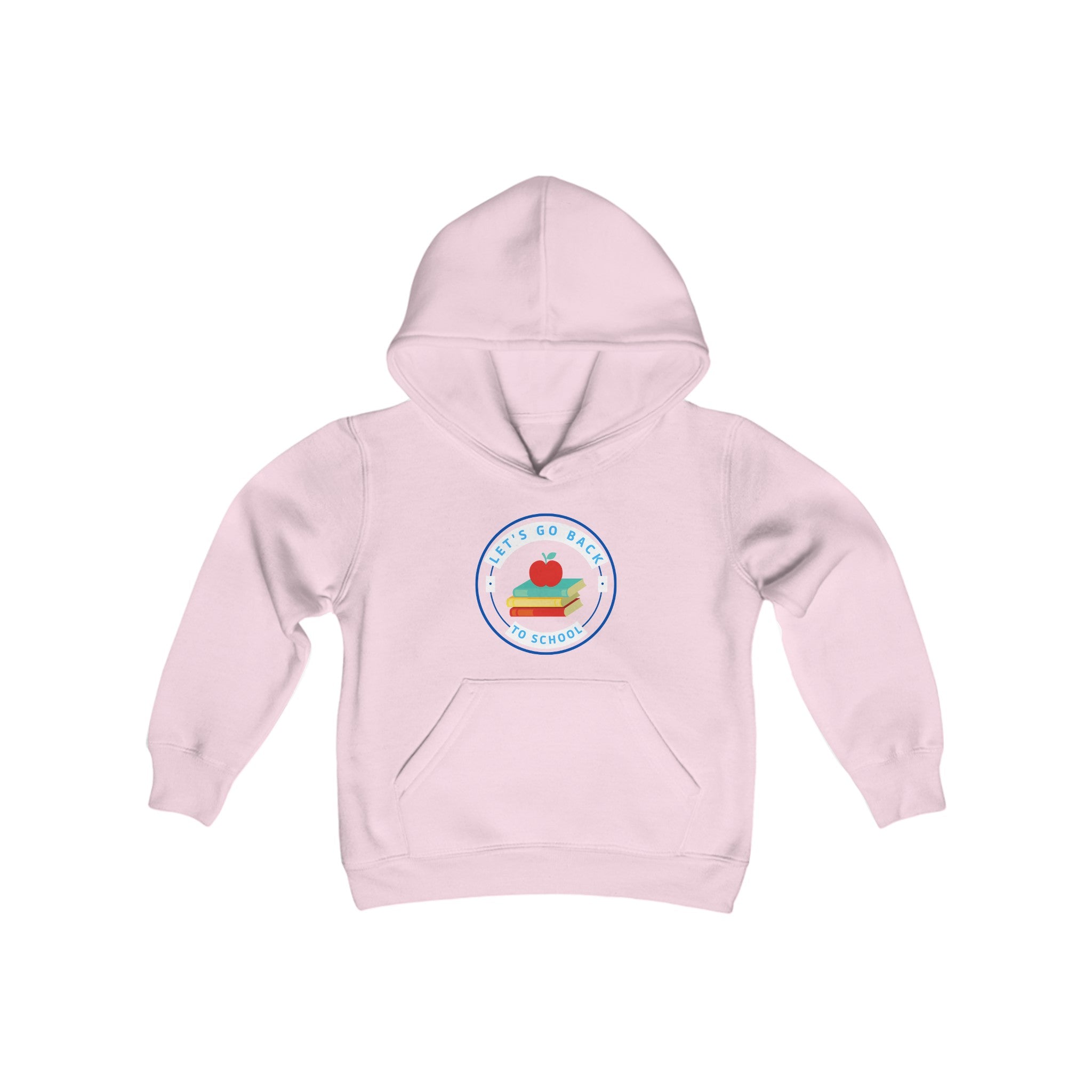 Let's Go Back To School Youth Heavy Blend Hooded Sweatshirt