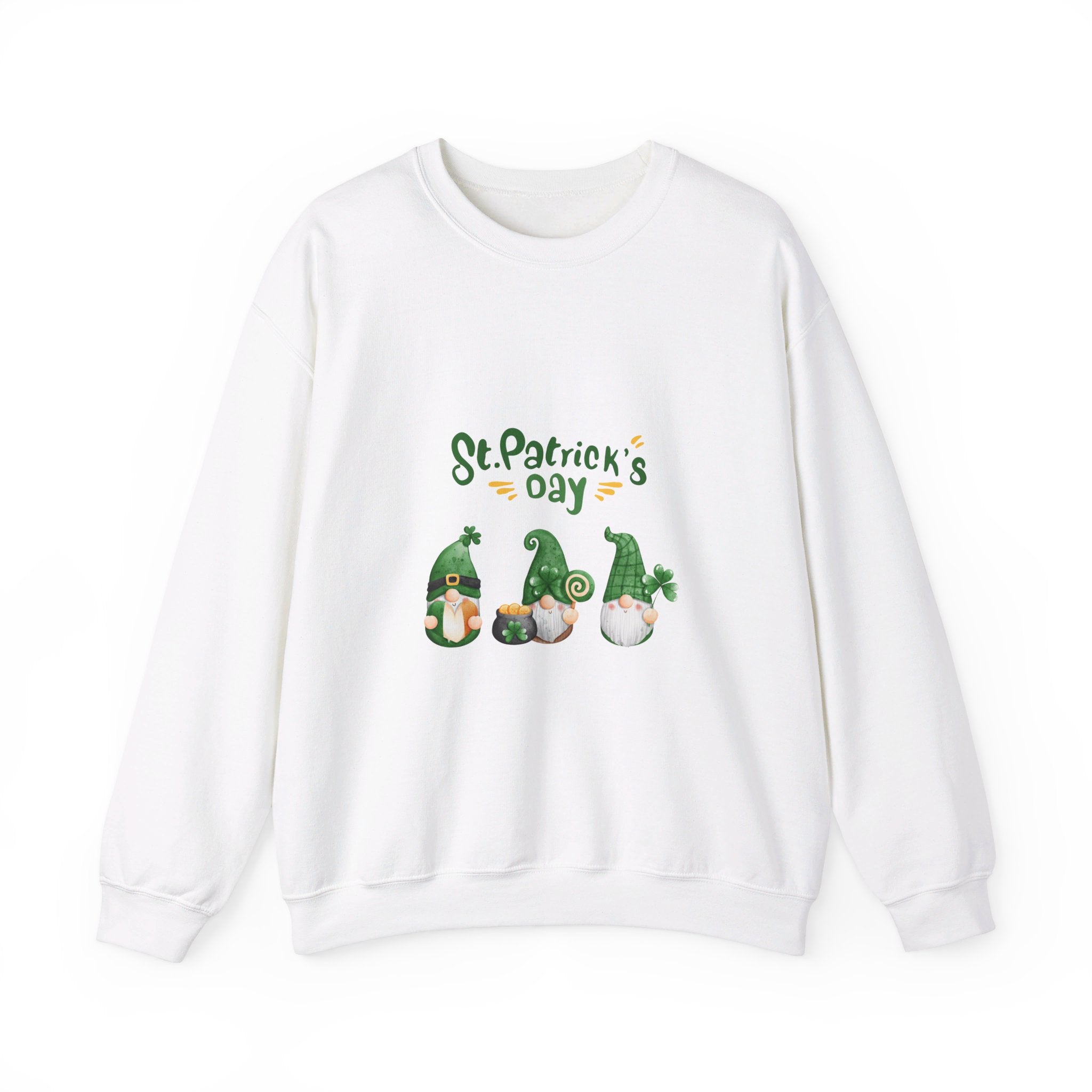 St Patty's Day Gnome Unisex Heavy Blend™ Crewneck Sweatshirt
