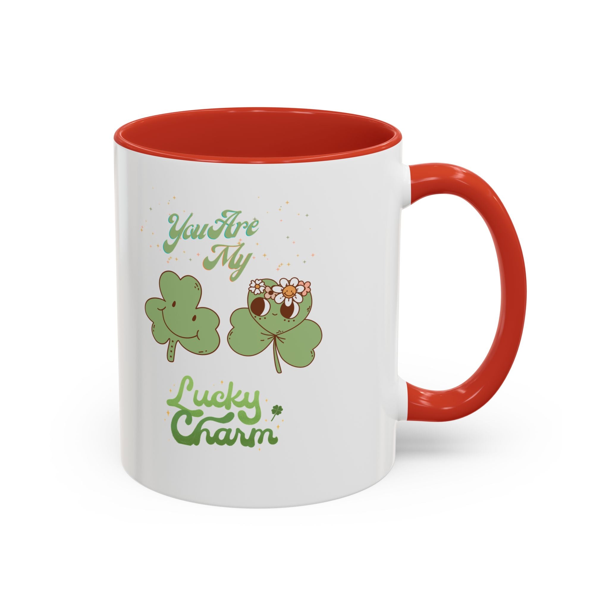 You're my Lucky Charm Accent Coffee Mug - St. Patrick's Day Gift