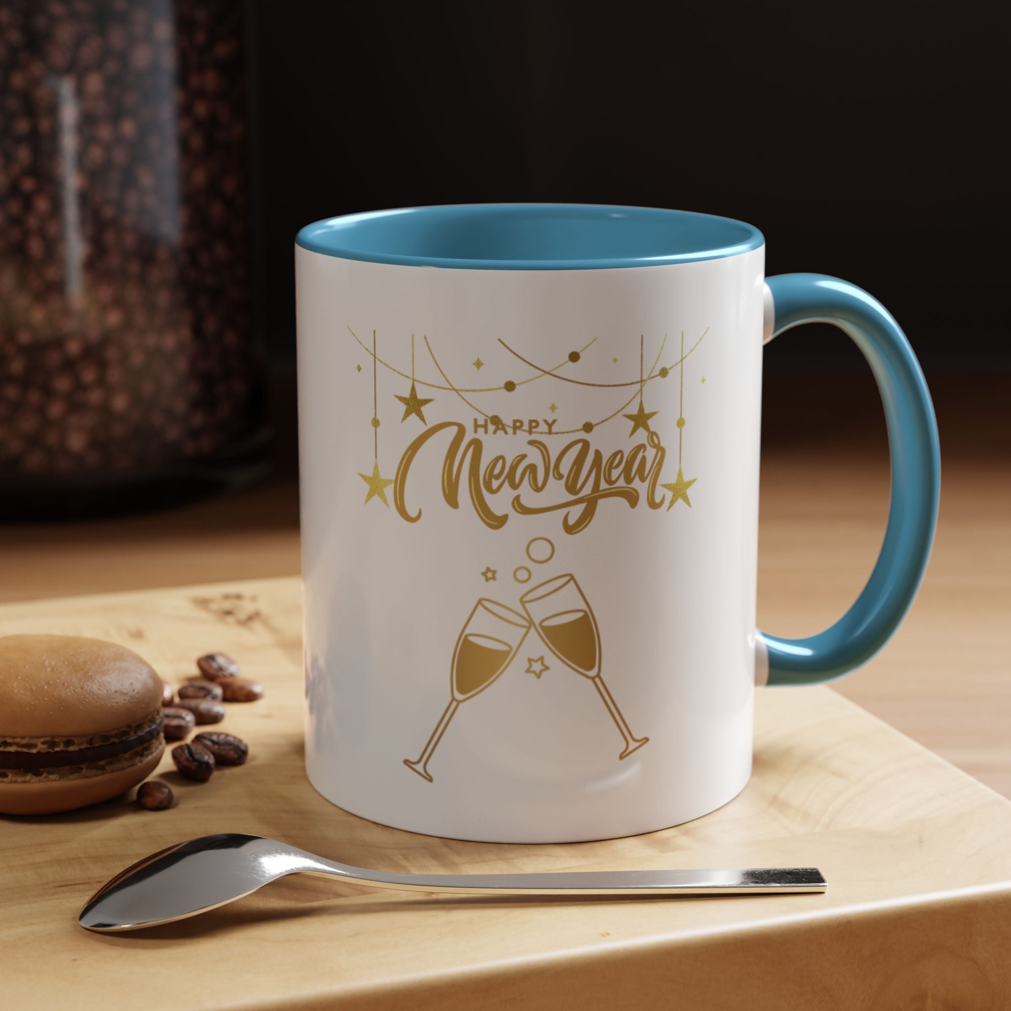 Happy New Year Accent Coffee Mug (11, 15oz)