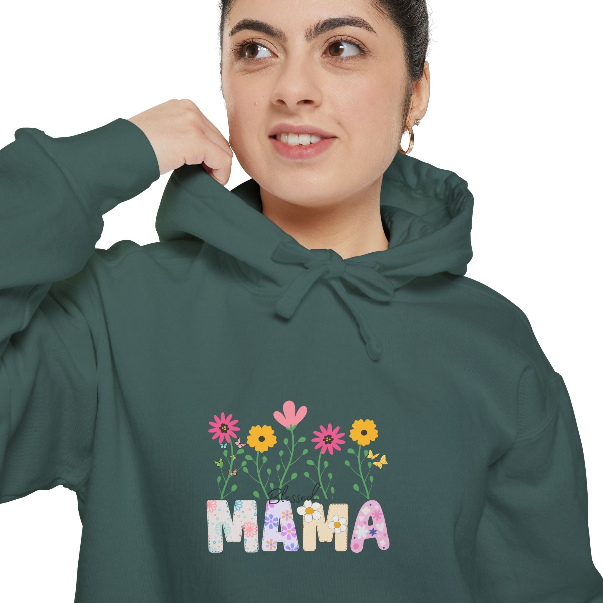 Blessed Mama Unisex Garment-Dyed Pullover