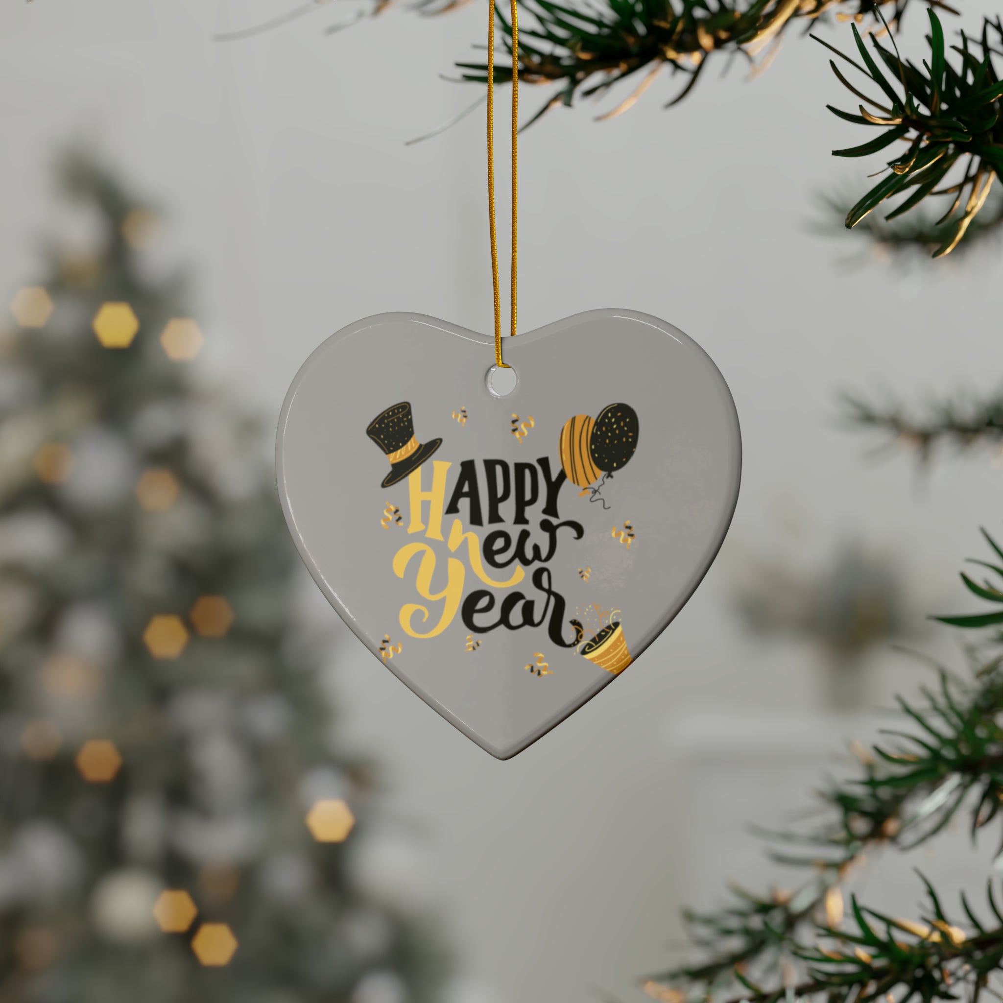 Wishing You A Great Year Ahead! Ceramic Ornaments (1pc, 3pcs, 5pcs, 10pcs)