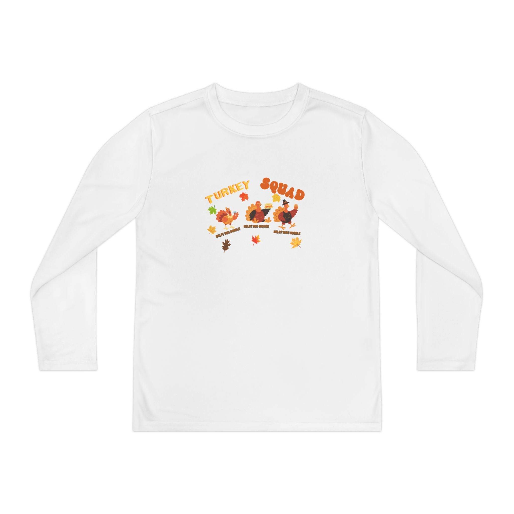 Turkey Squad Youth Long Sleeve Competitor Tee