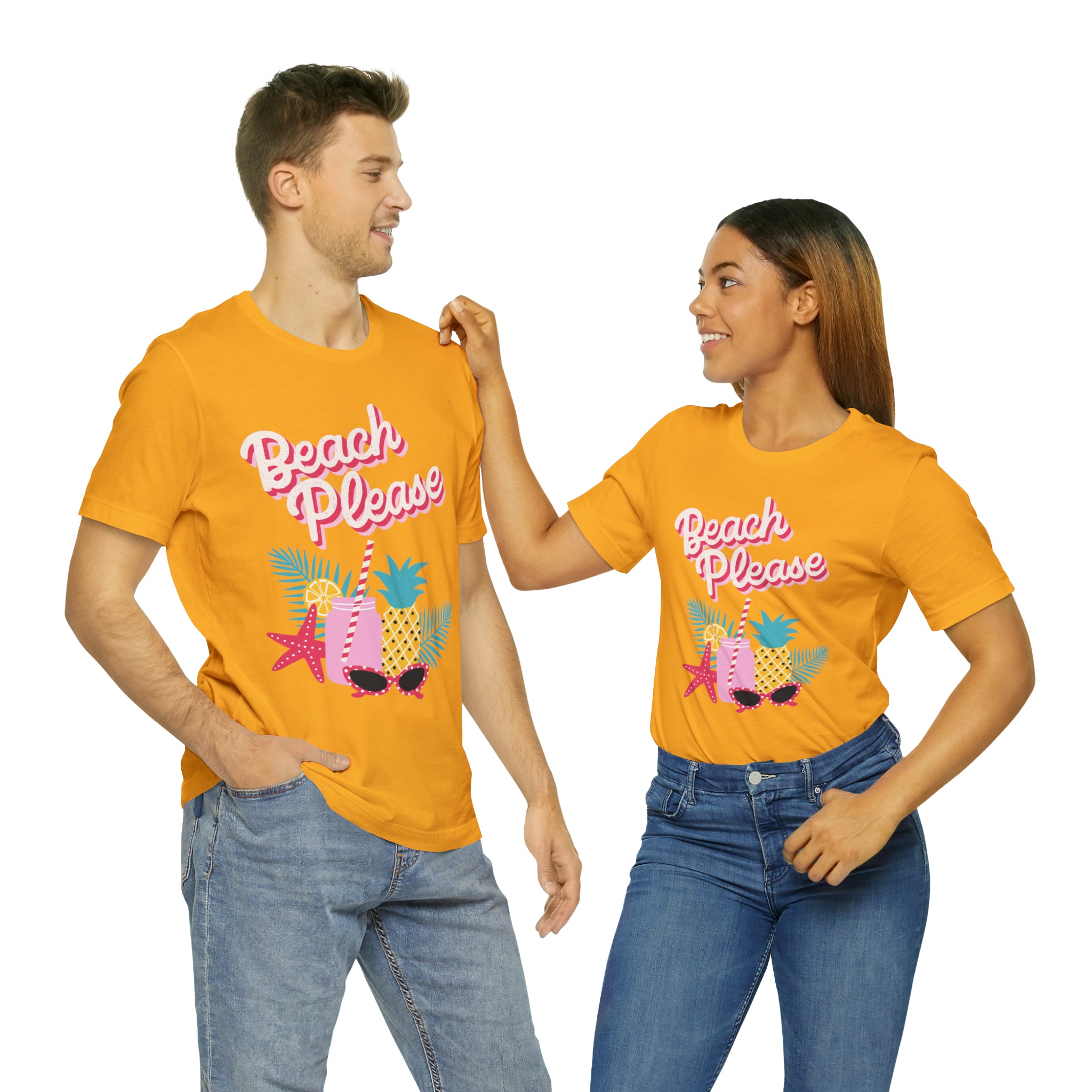 Beach Please Unisex Jersey Short Sleeve Tee