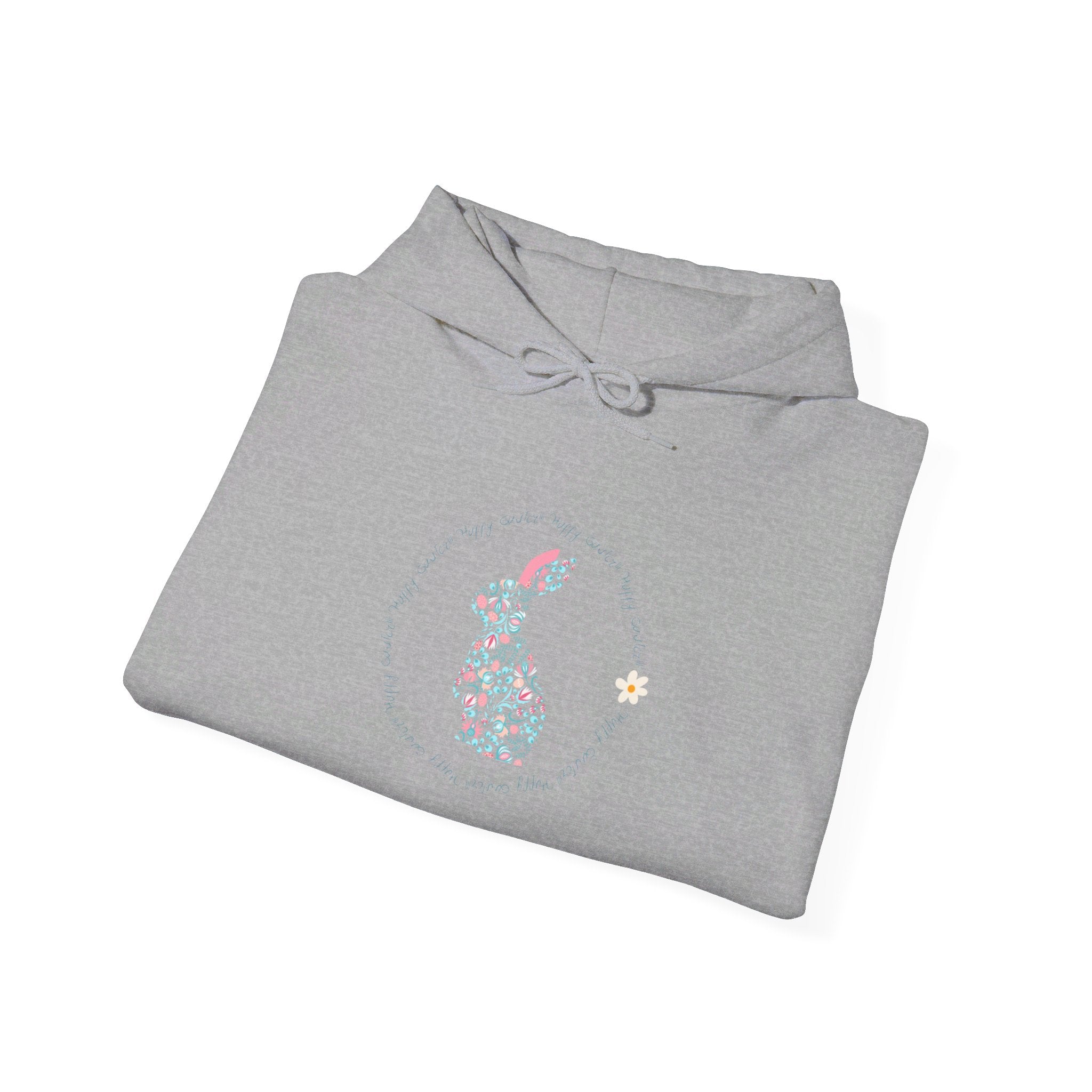 Happy Easter Rabbit Day Unisex Heavy Blend™ Hooded Sweatshirt