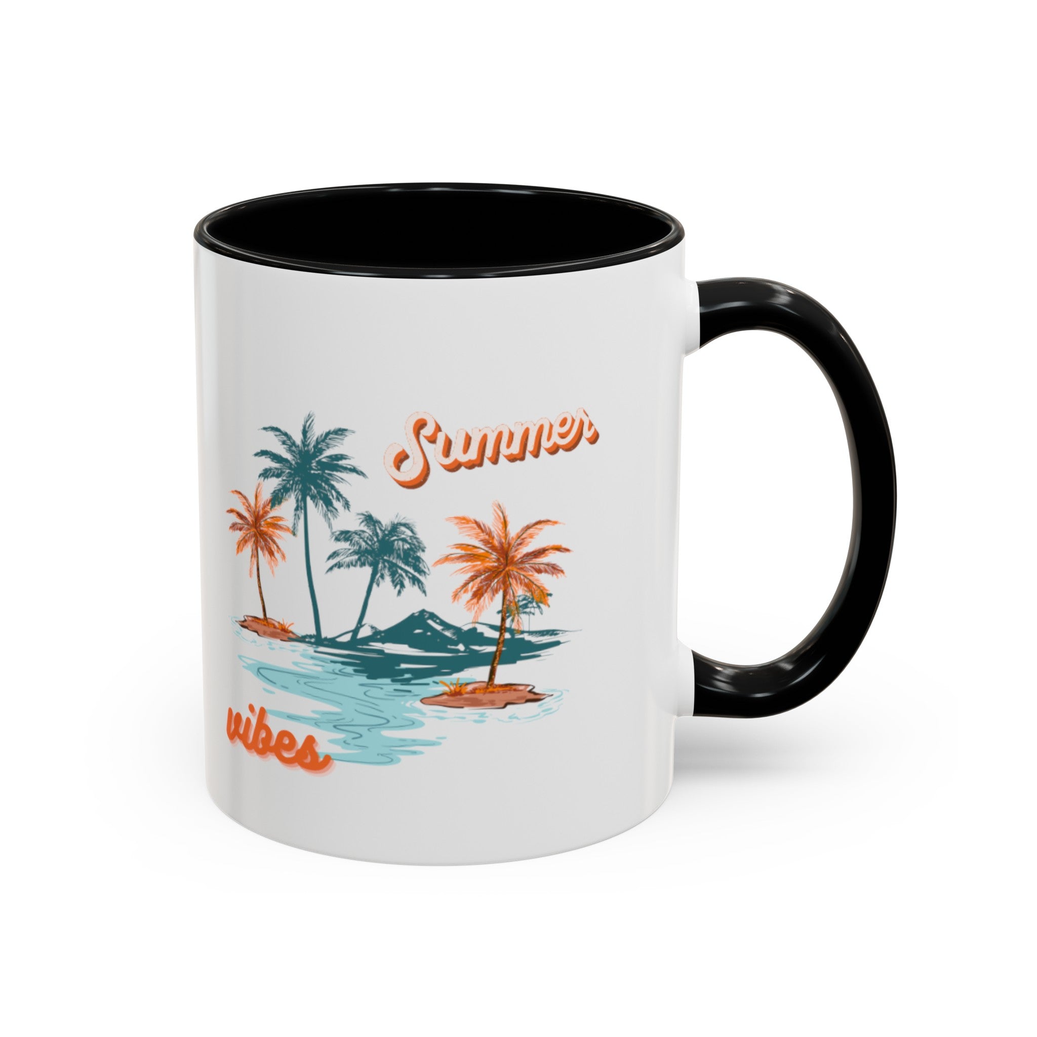 Summer Season Vibes Accent Coffee Mug (11, 15oz)