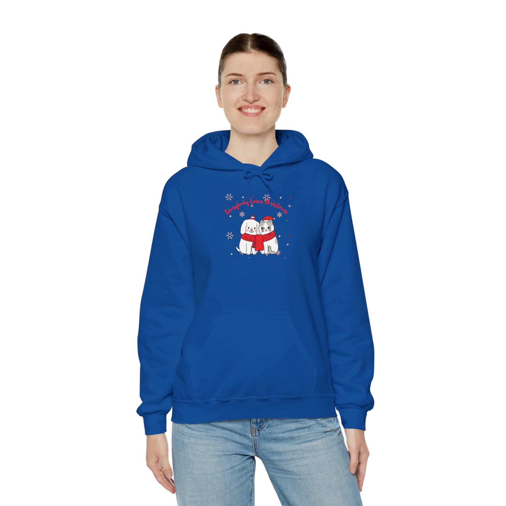 Everybody Loves Christmas Unisex Heavy Blend™ Hooded Sweatshirt