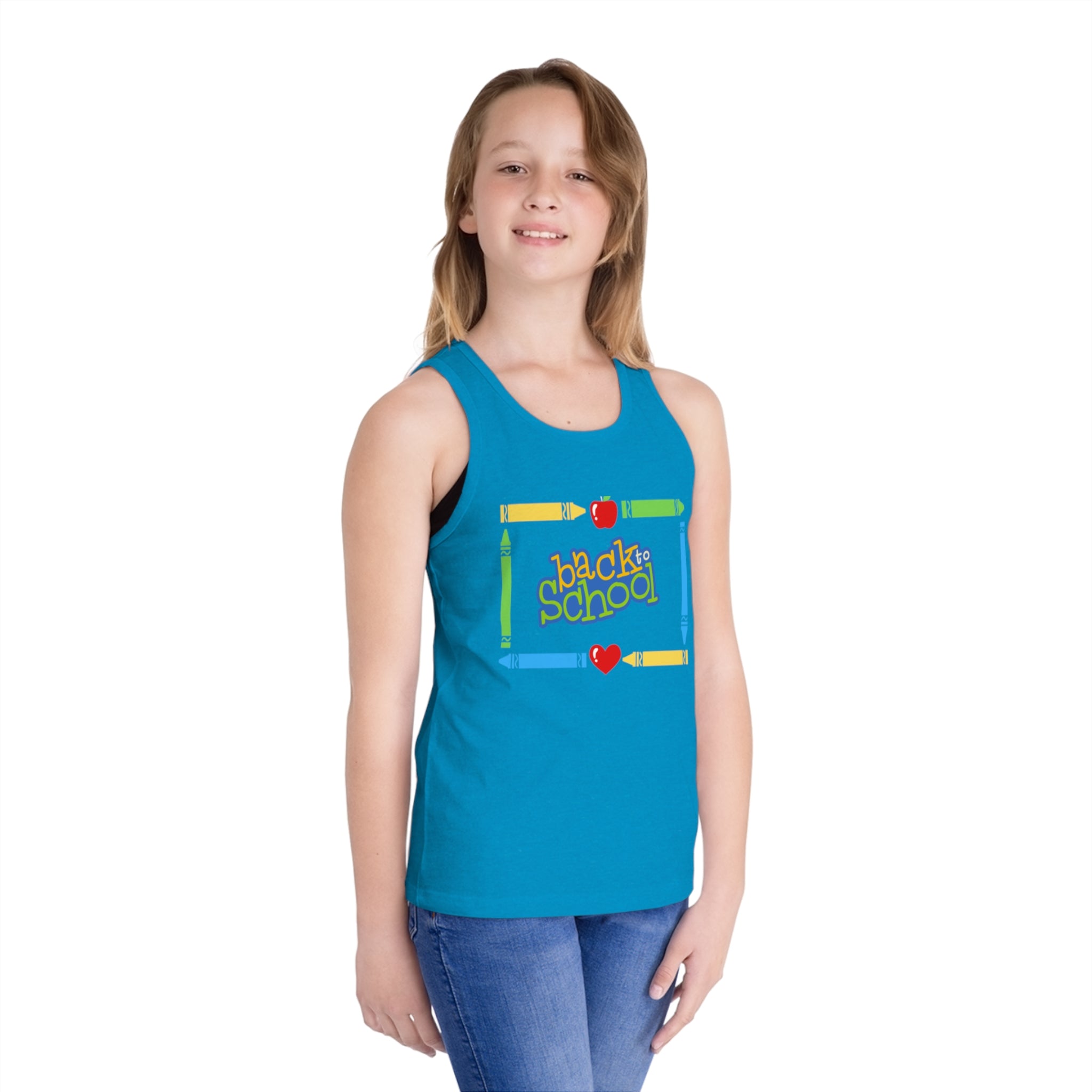 Back To School Kid's Jersey Tank Top