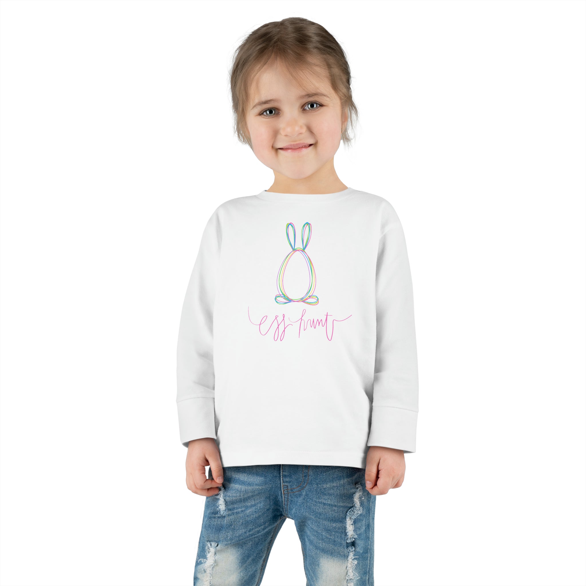 Egg Hunt Toddler Long Sleeve Tee
