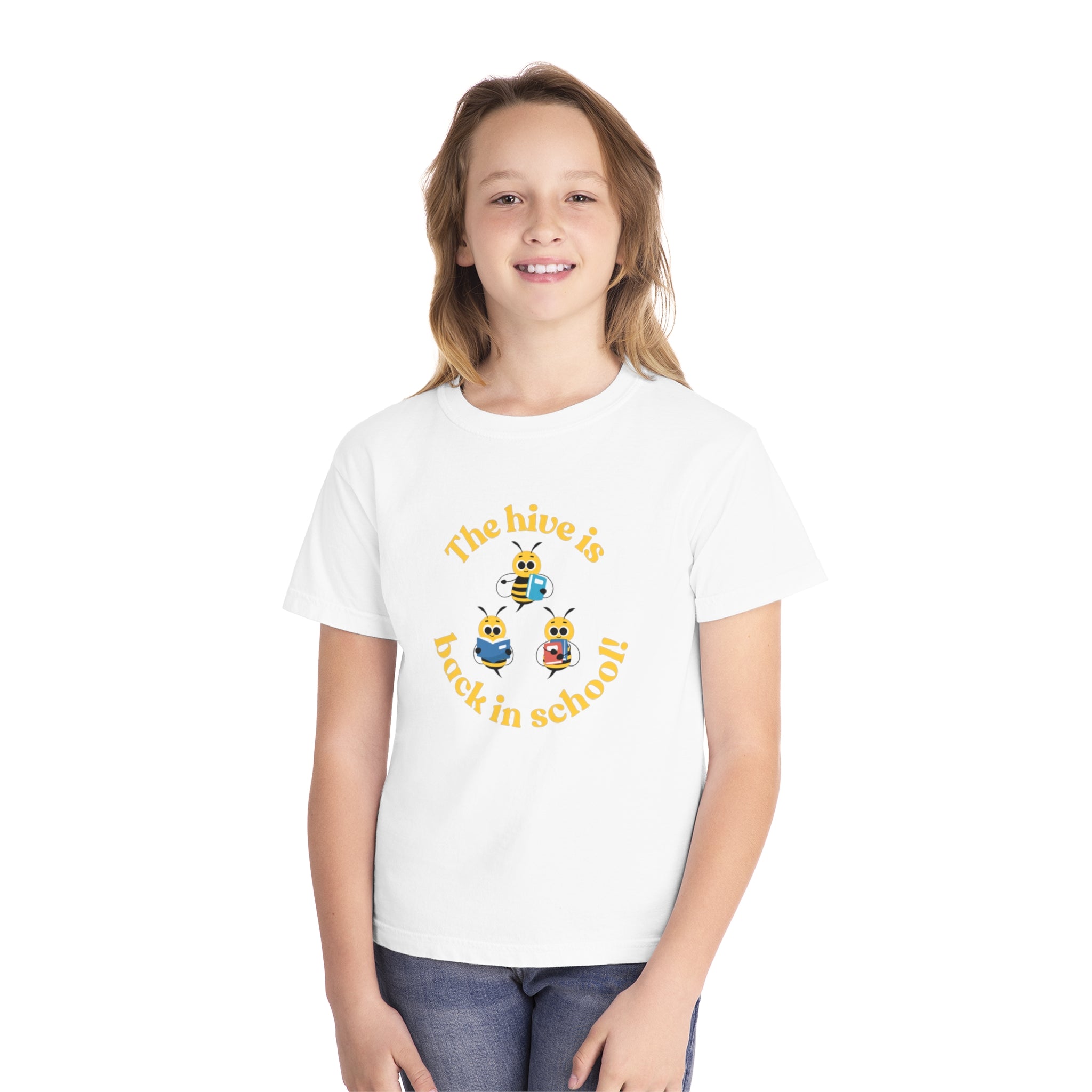 The Hive Is Back In School Youth Midweight Tee