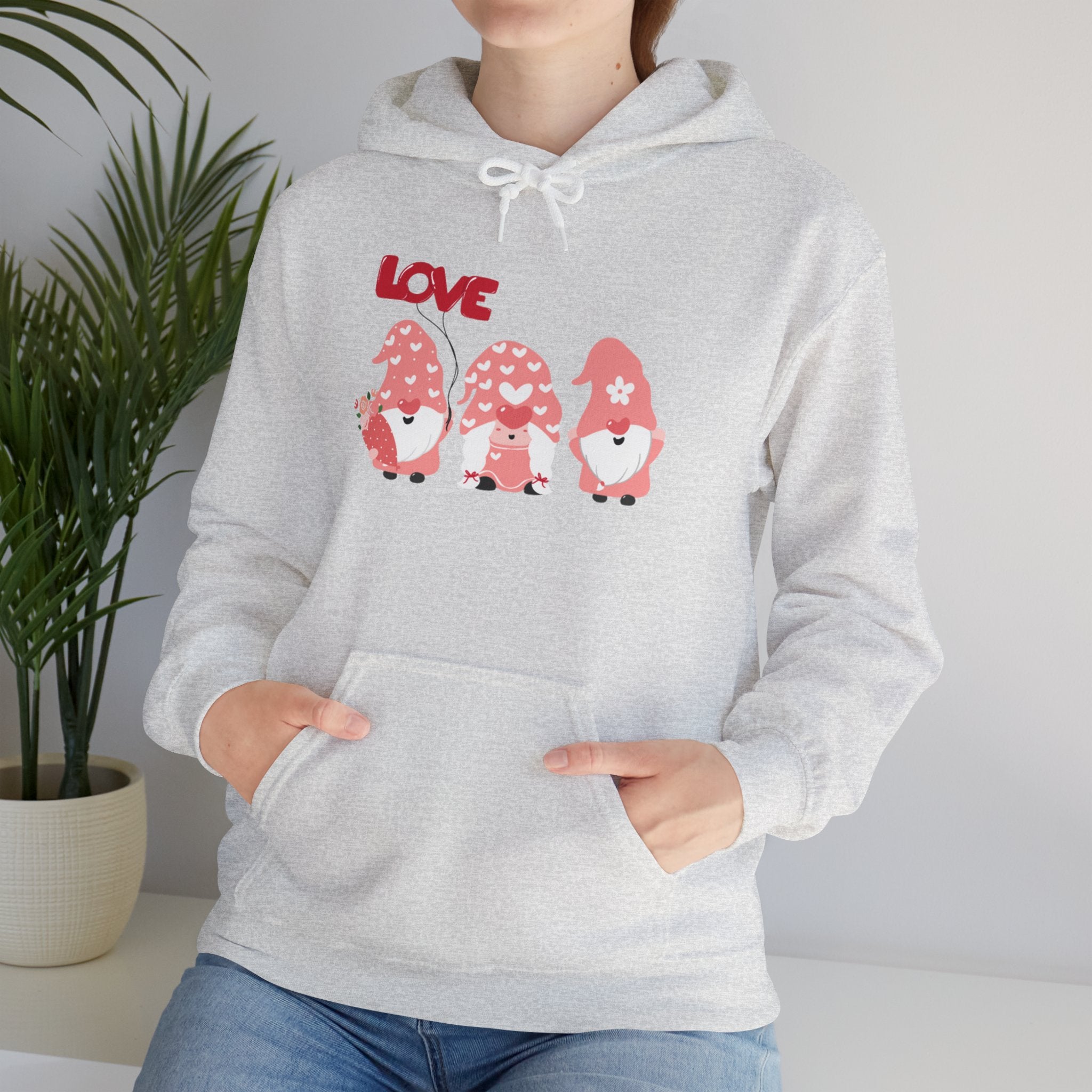 Love Gnome Day Unisex Heavy Blend™ Hooded Sweatshirt