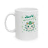 Kiss Me I'm Irish Cat Ceramic Mug