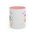 Little Miss April Fool's  Day Accent Coffee Mug - Fun & Whimsical 11oz/15oz