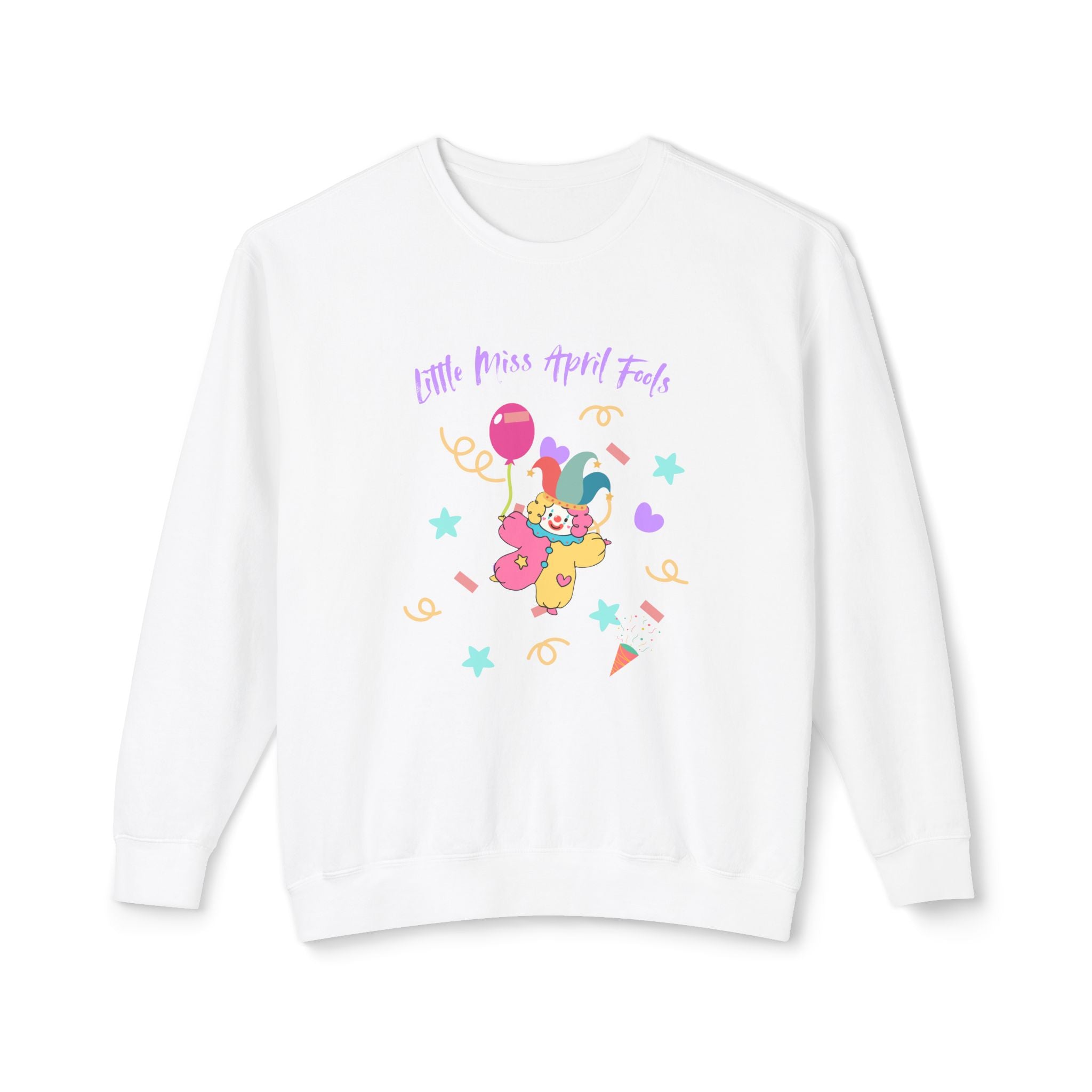 Little Miss April Fool's Day Lightweight Crewneck Sweatshirt