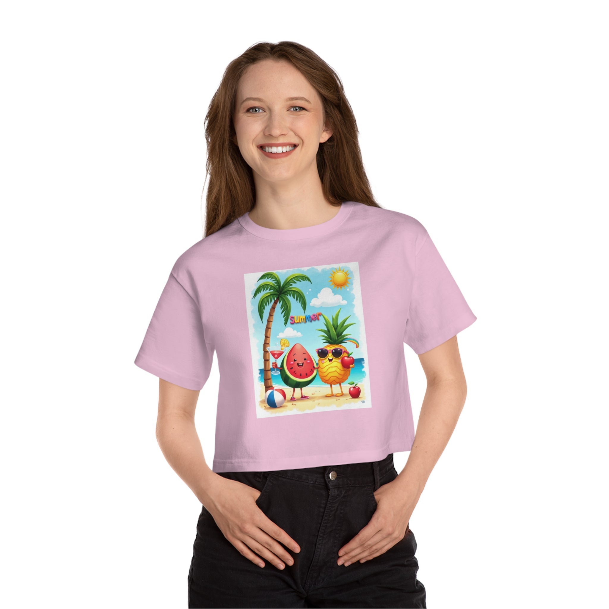 Summer Cool Cropped T-Shirt