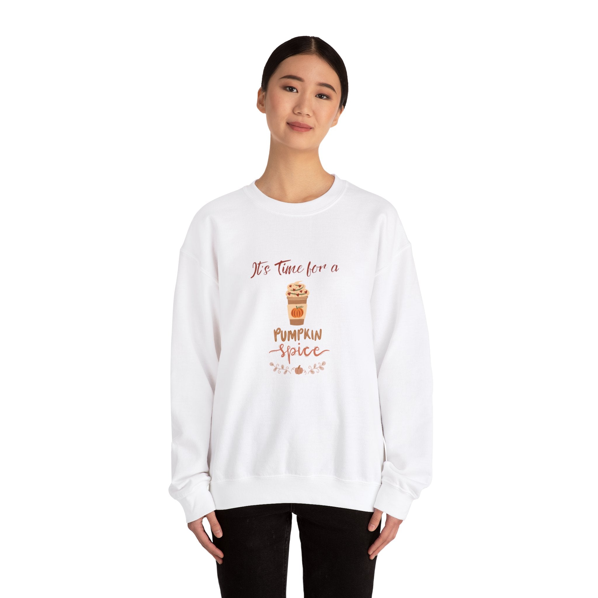 It's Time For A Pumpkin Spice Unisex Heavy Blend™ Crewneck Sweatshirt