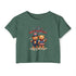 Happy 4th of July Teddy Bear Couple  Crop Top