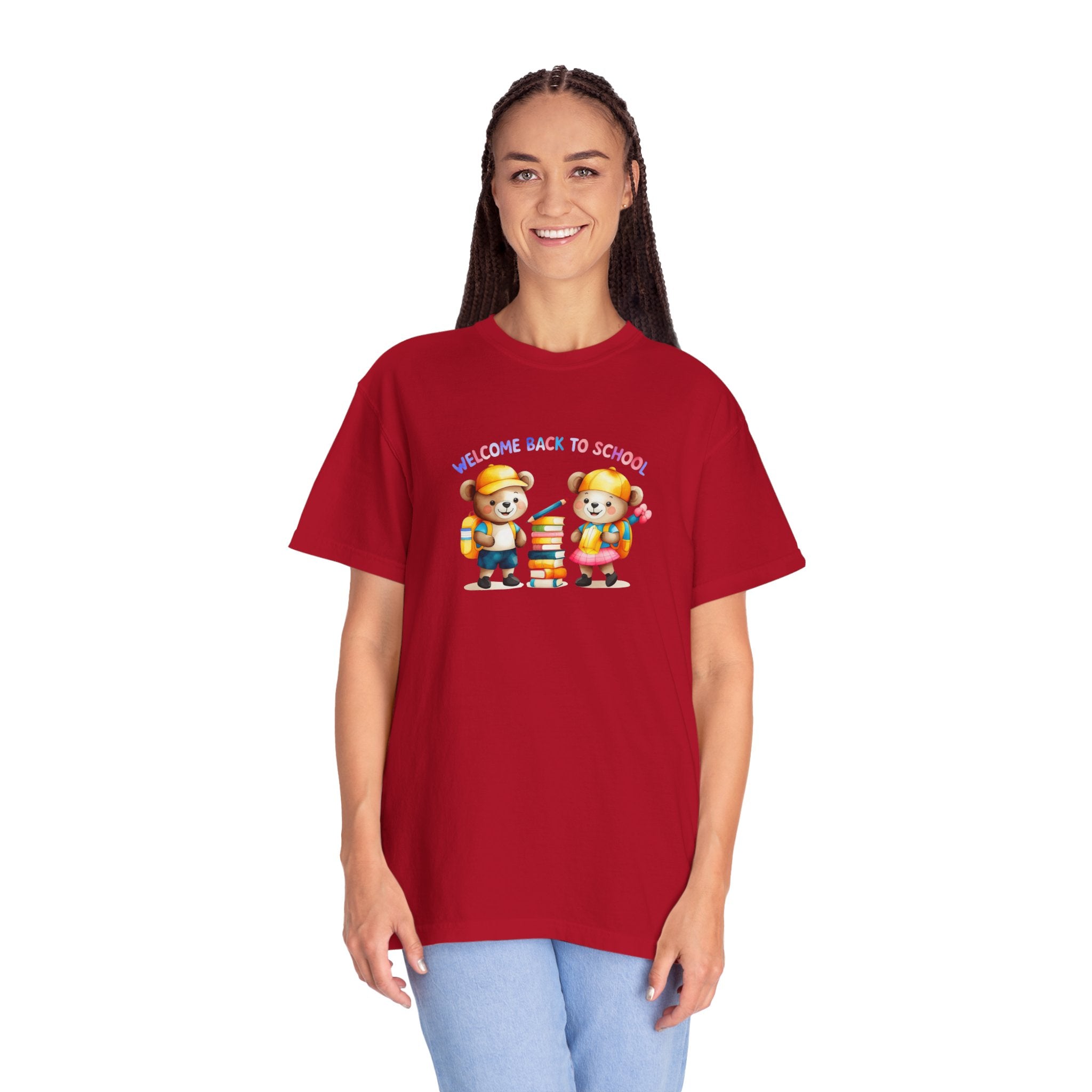 Welcome Back to School Unisex Garment-Dyed T-Shirt