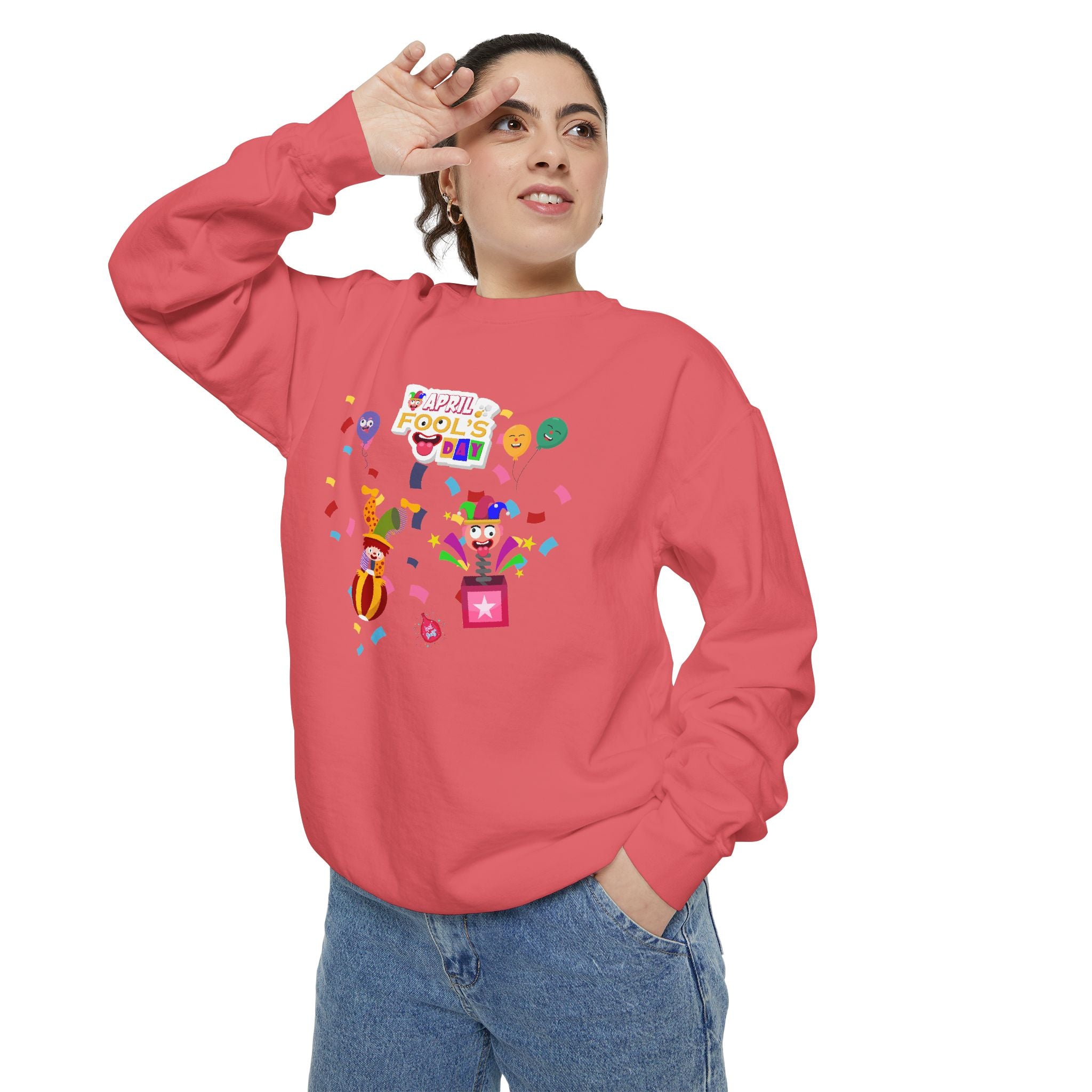All April Fool's Day Garment-Dyed Sweatshirt