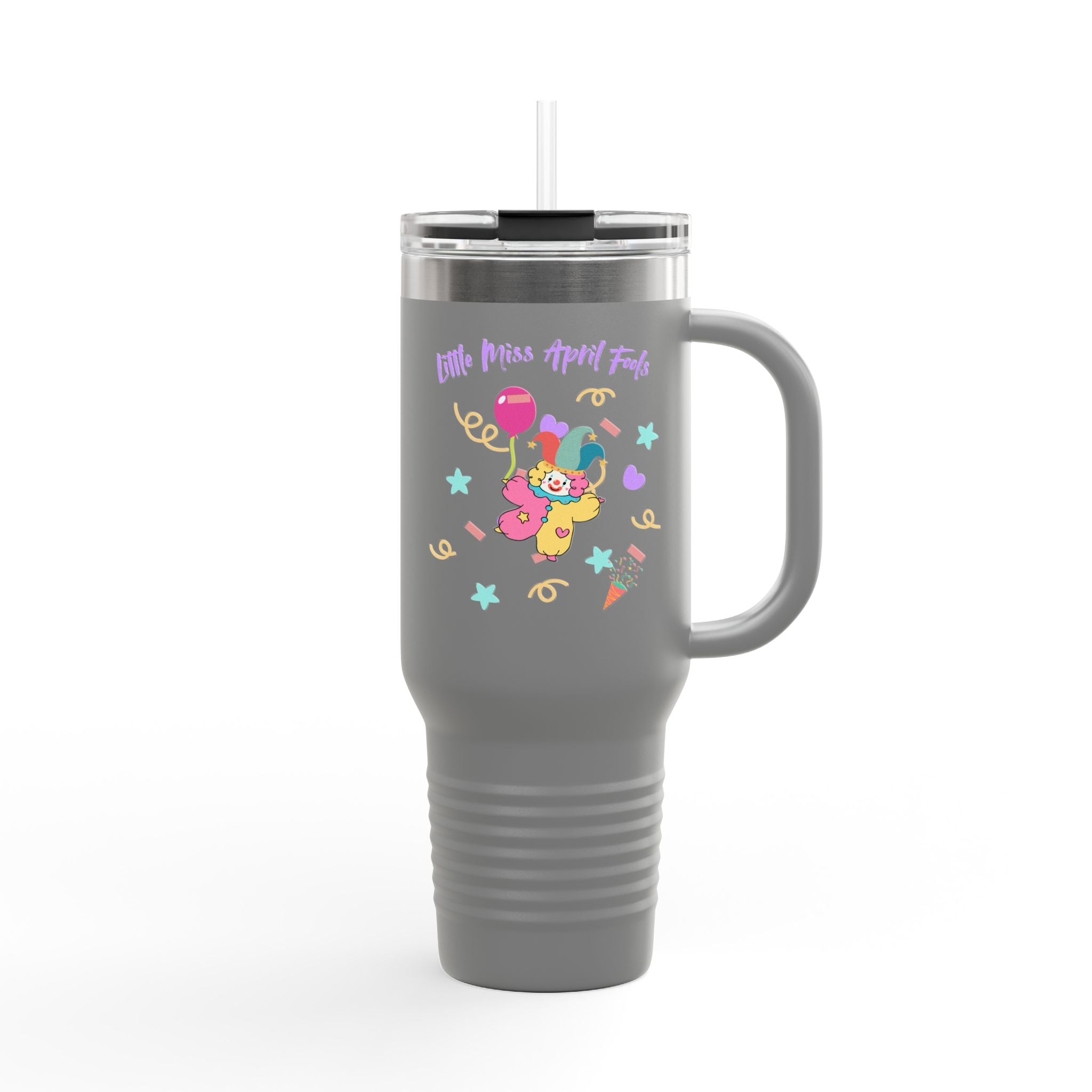 Little Miss April Fool's Day Insulated Travel Mug