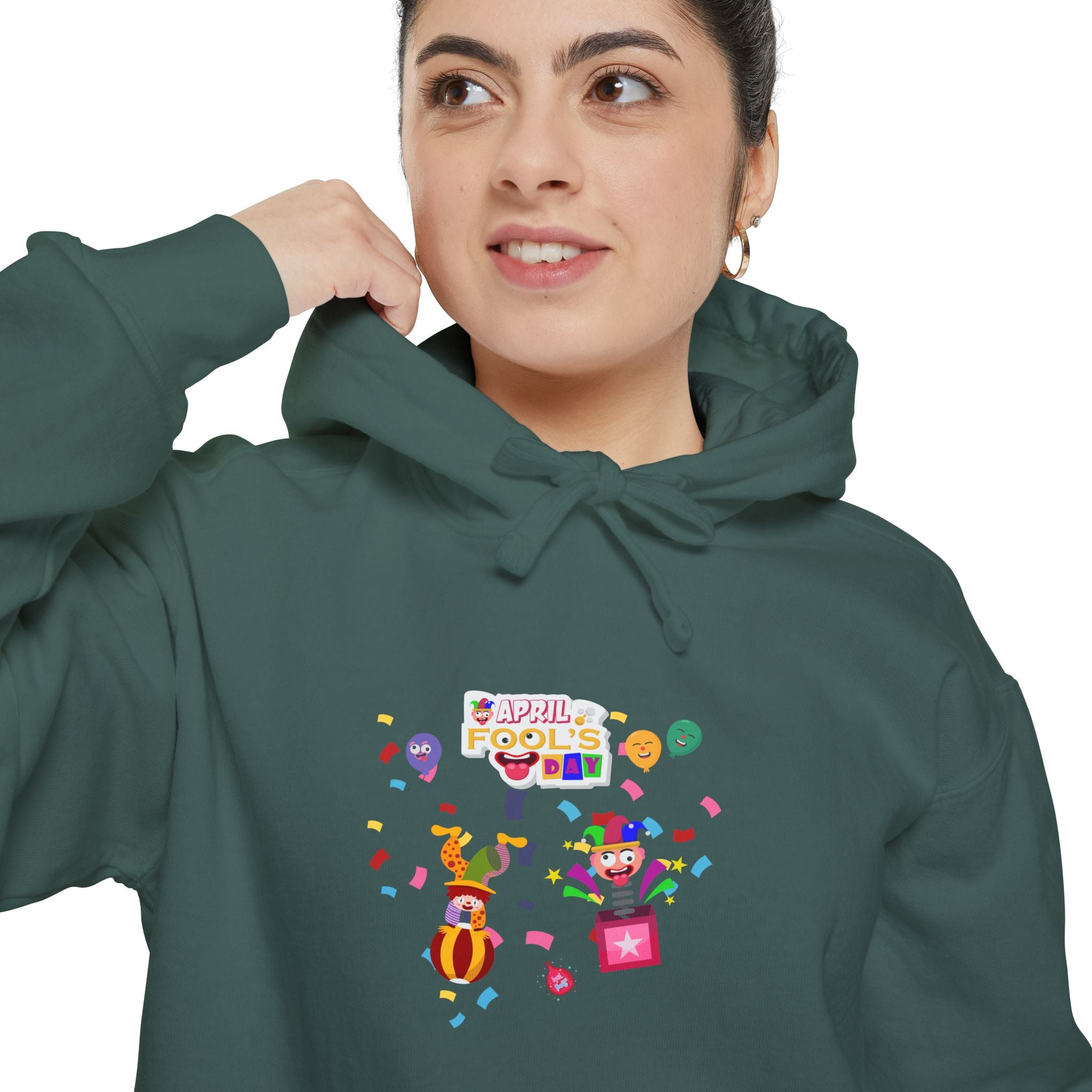 All April Fool's Day Unisex Garment-Dyed Hoodie