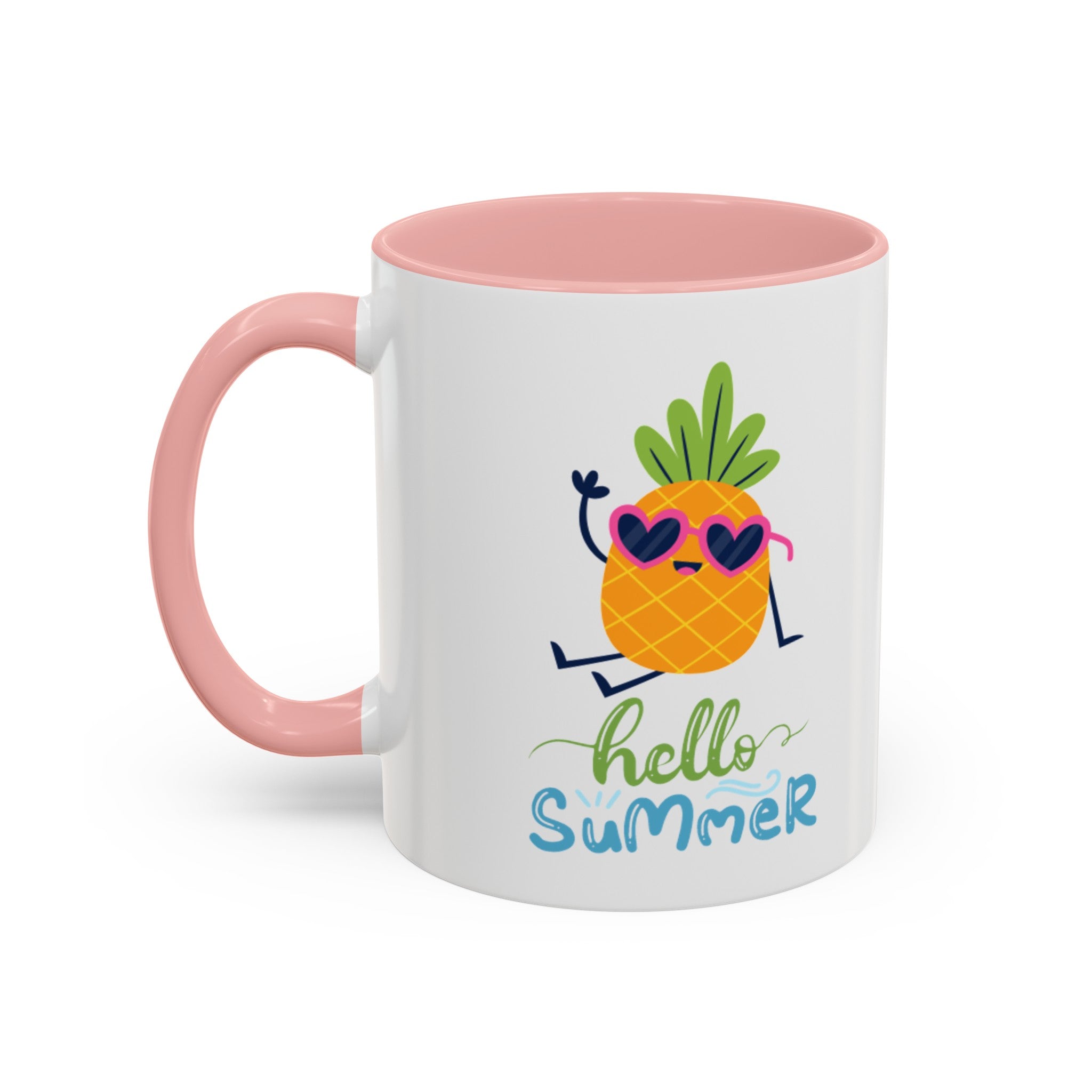 Hello Summer Fun Accent Coffee Mug (11, 15oz)