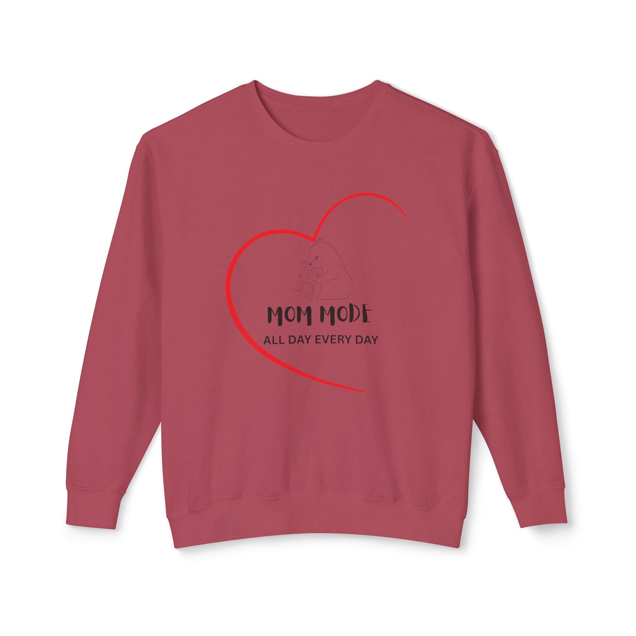 Mom Mode Lightweight Crewneck Sweatshirt