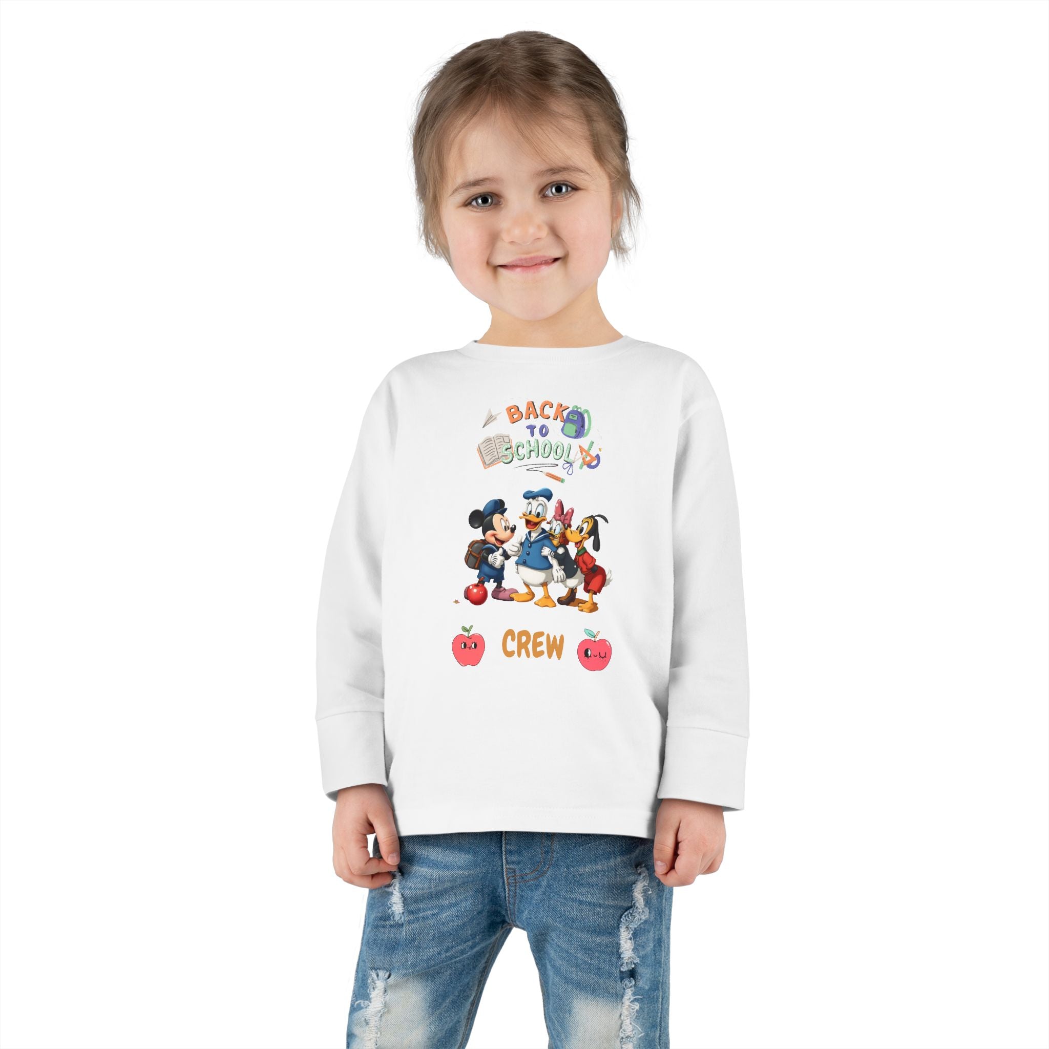 Back to School Crew Toddler Long Sleeve Tee