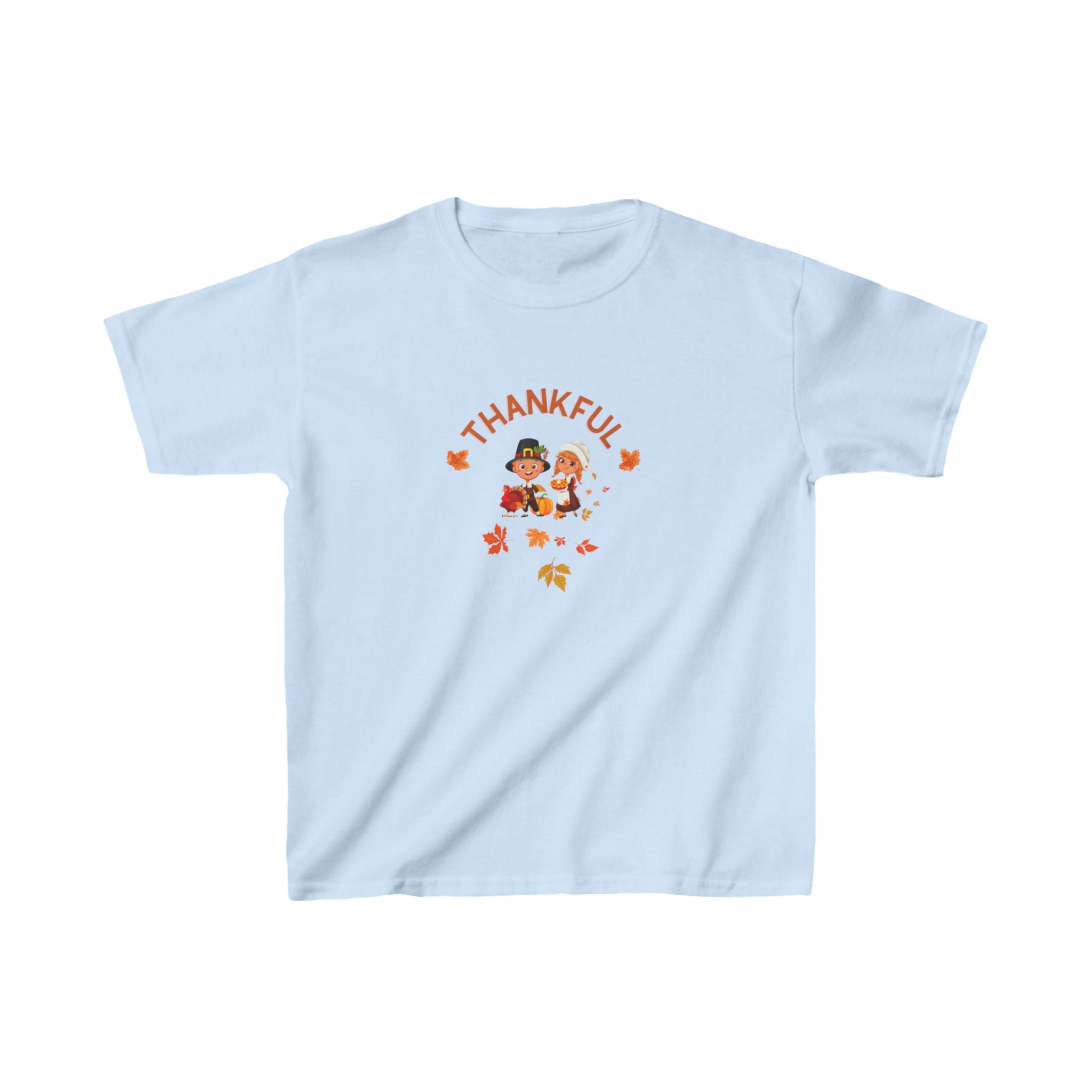 Pilgrims Turkey Day Kids Heavy Cotton™ Tee
