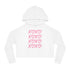 XOXO Women’s Cropped Hooded Sweatshirt