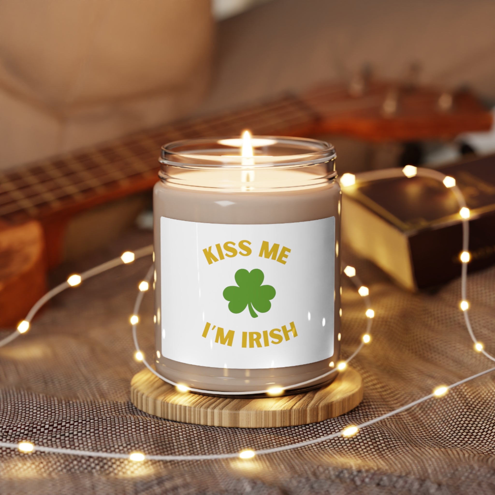 Kiss Me I'm Irish Scented Soy Candle, 9oz