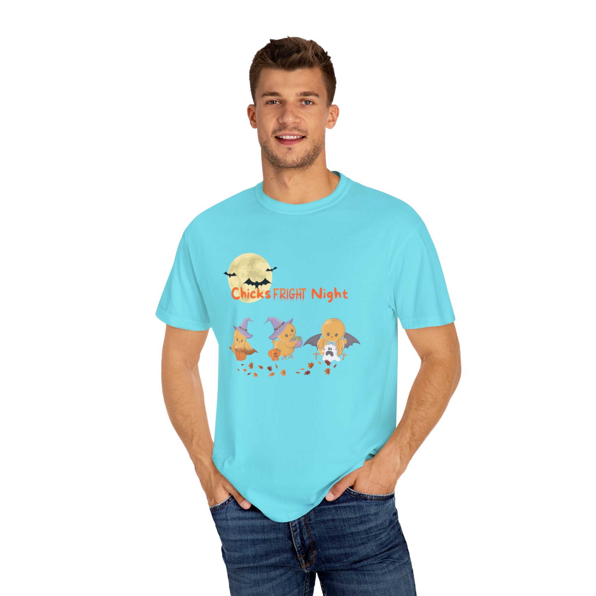 Chicks Fright Night Unisex Garment-Dyed T-shirt
