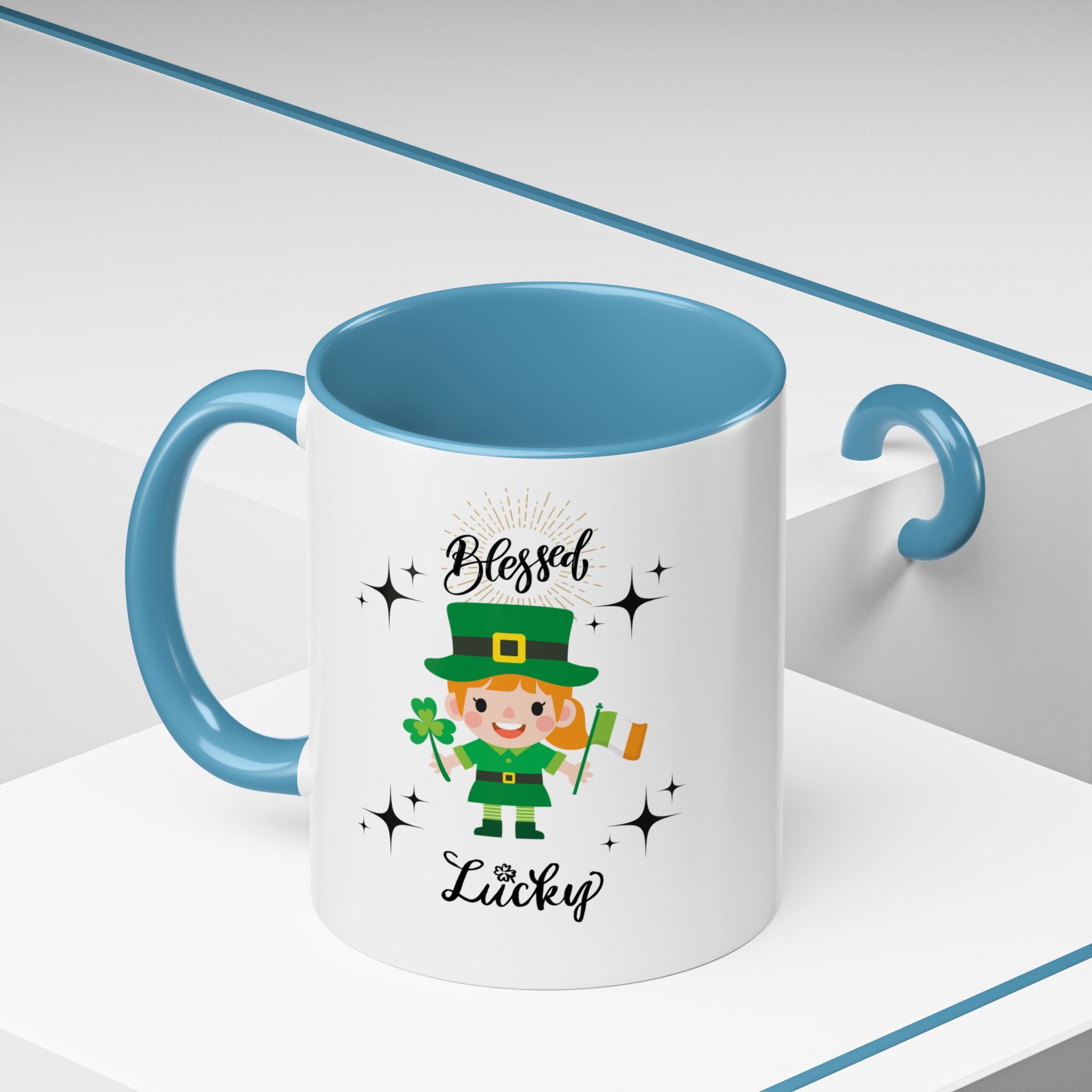 Blessed & Lucky St. Patrick's Day Coffee Mug
