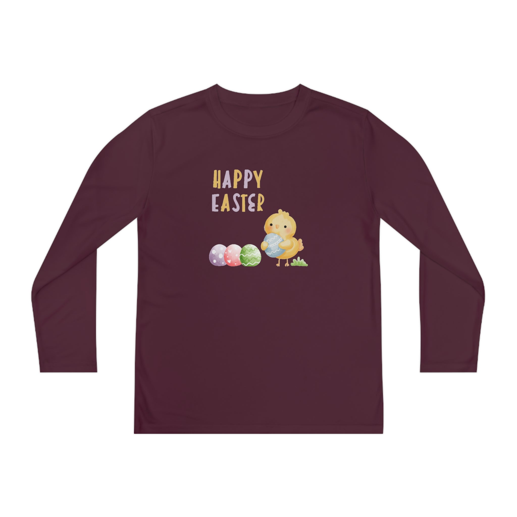 Wishing You A Happy Easter Youth Long Sleeve Competitor Tee