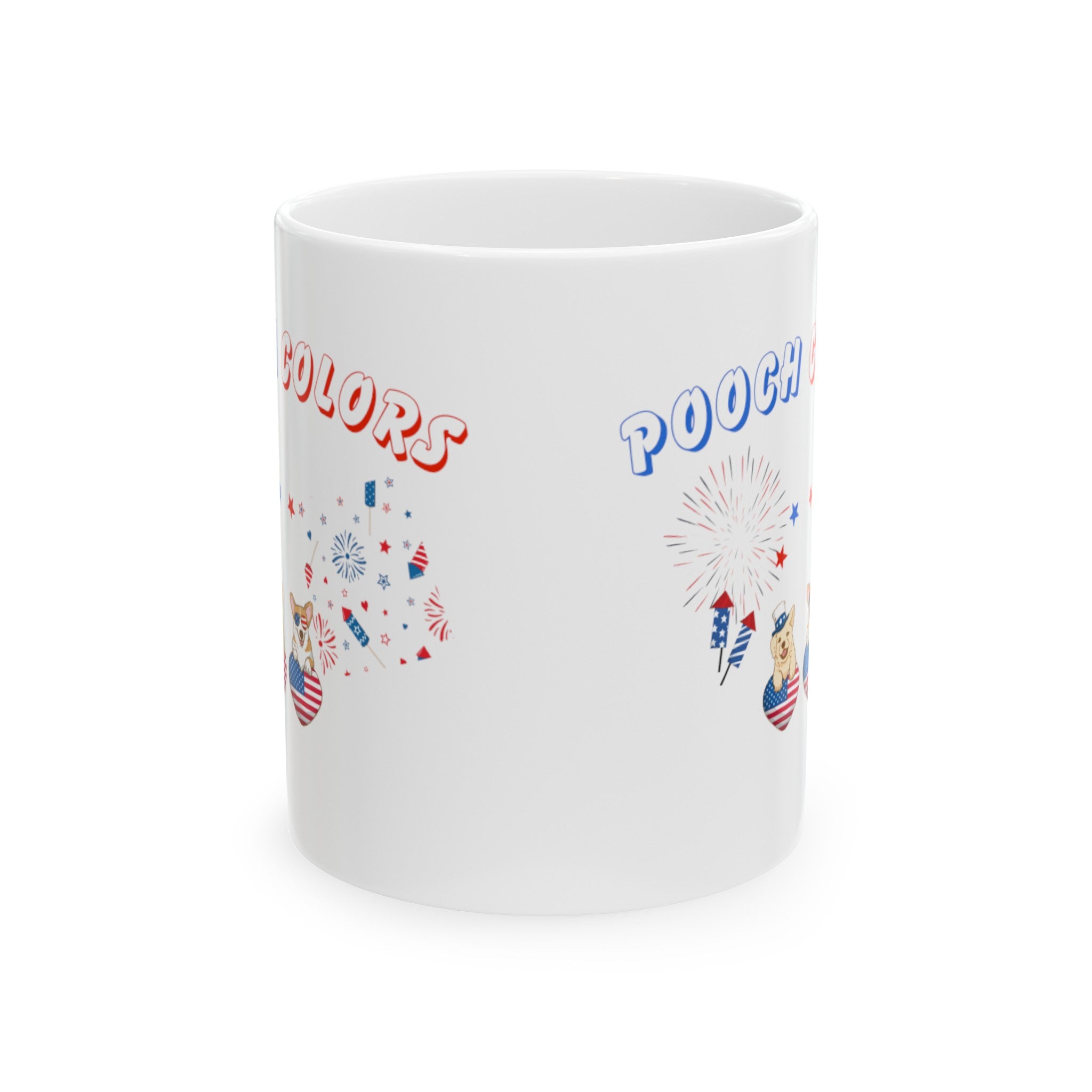 Pooch Colors Ceramic Mug, (11oz, 15oz)