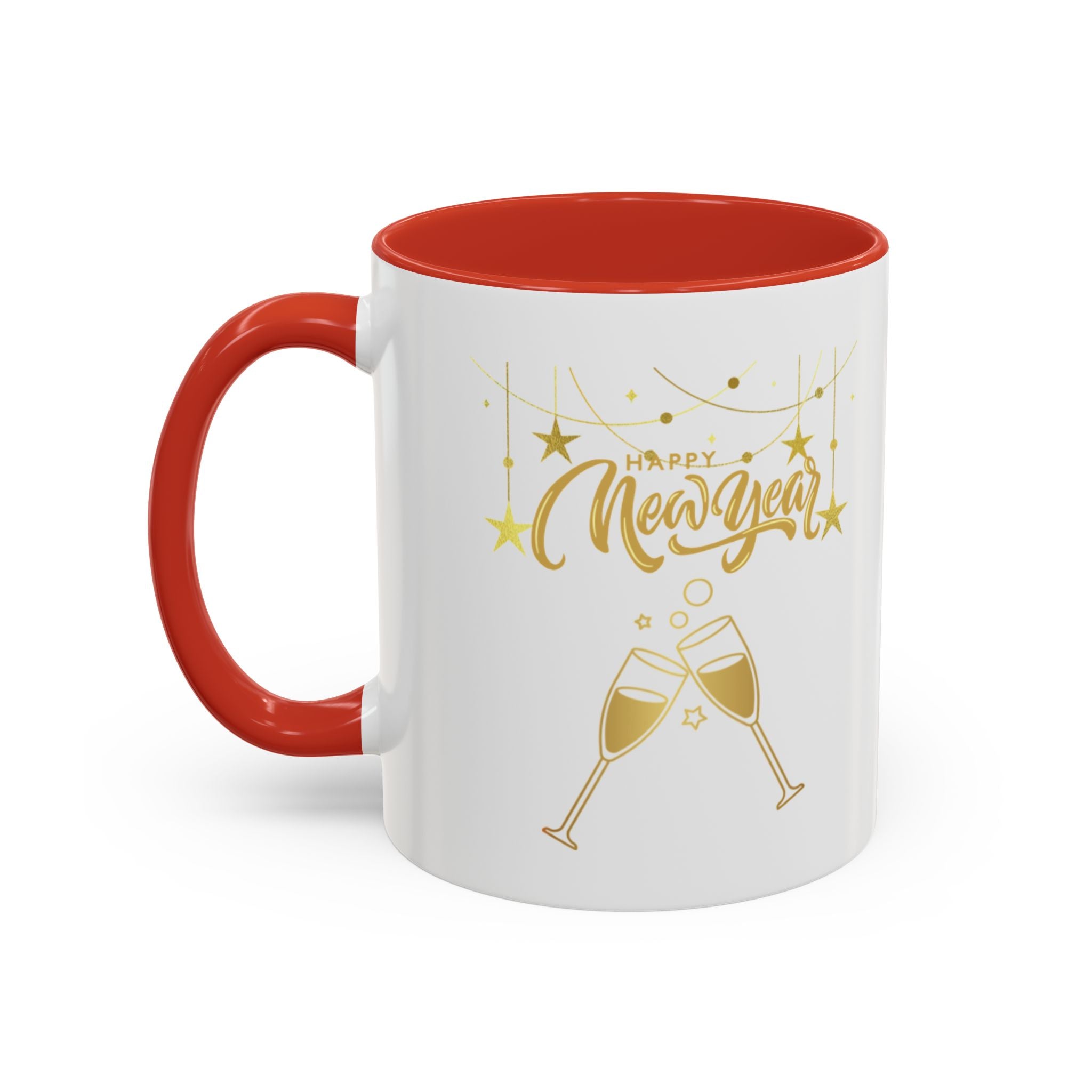 Happy New Year Accent Coffee Mug (11, 15oz)