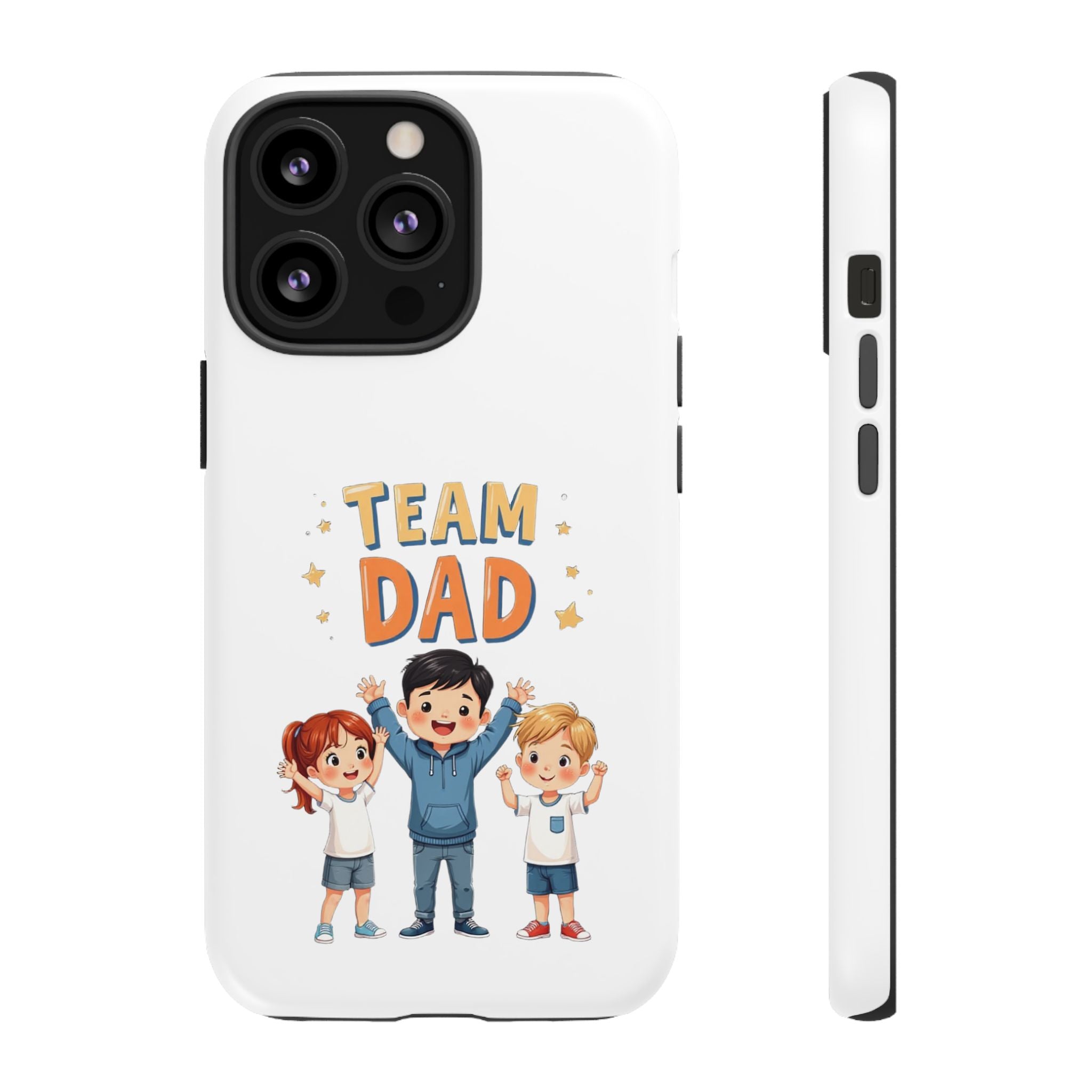 Team Dad Phone Case, Fun Gift for Fathers, Durable Phone Protector, Cute Dad Team Merchandise, Father's Day Special