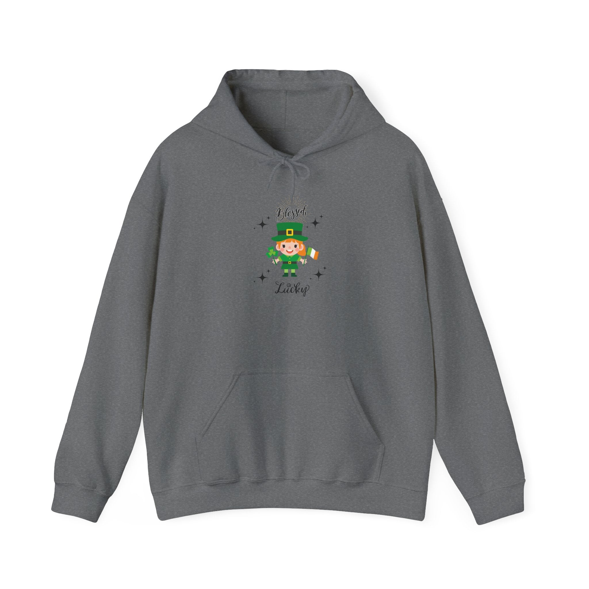 Blessed & Lucky Lucky  Unisex Hoodie - St. Patrick's Day Sweatshirt